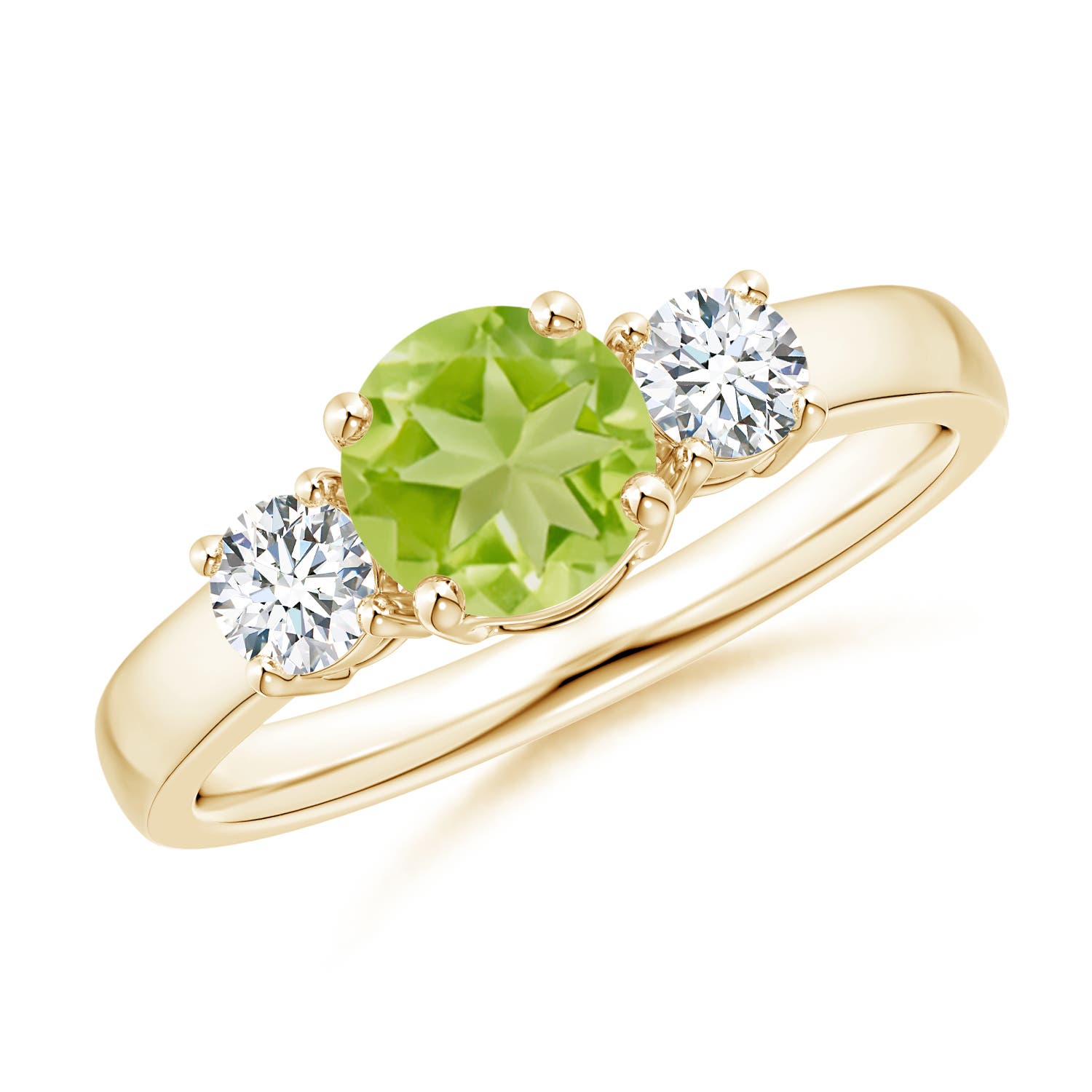 AA - Peridot / 1.27 CT / 14 KT Yellow Gold