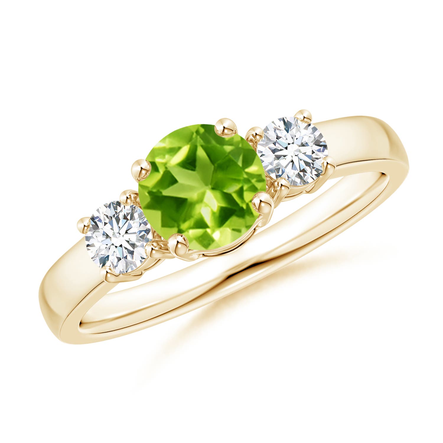 AAA - Peridot / 1.27 CT / 14 KT Yellow Gold