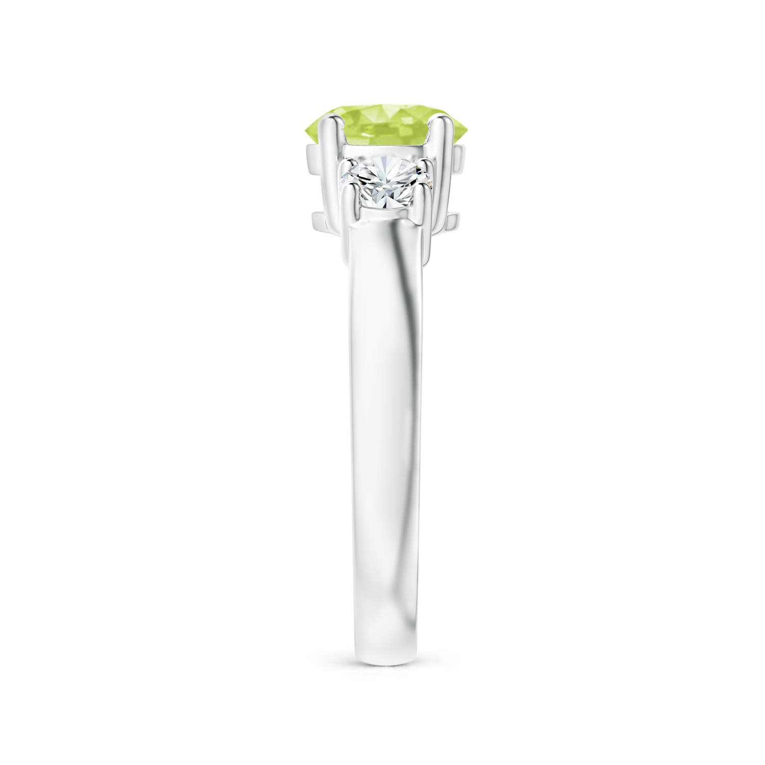 A - Peridot / 1.86 CT / 14 KT White Gold