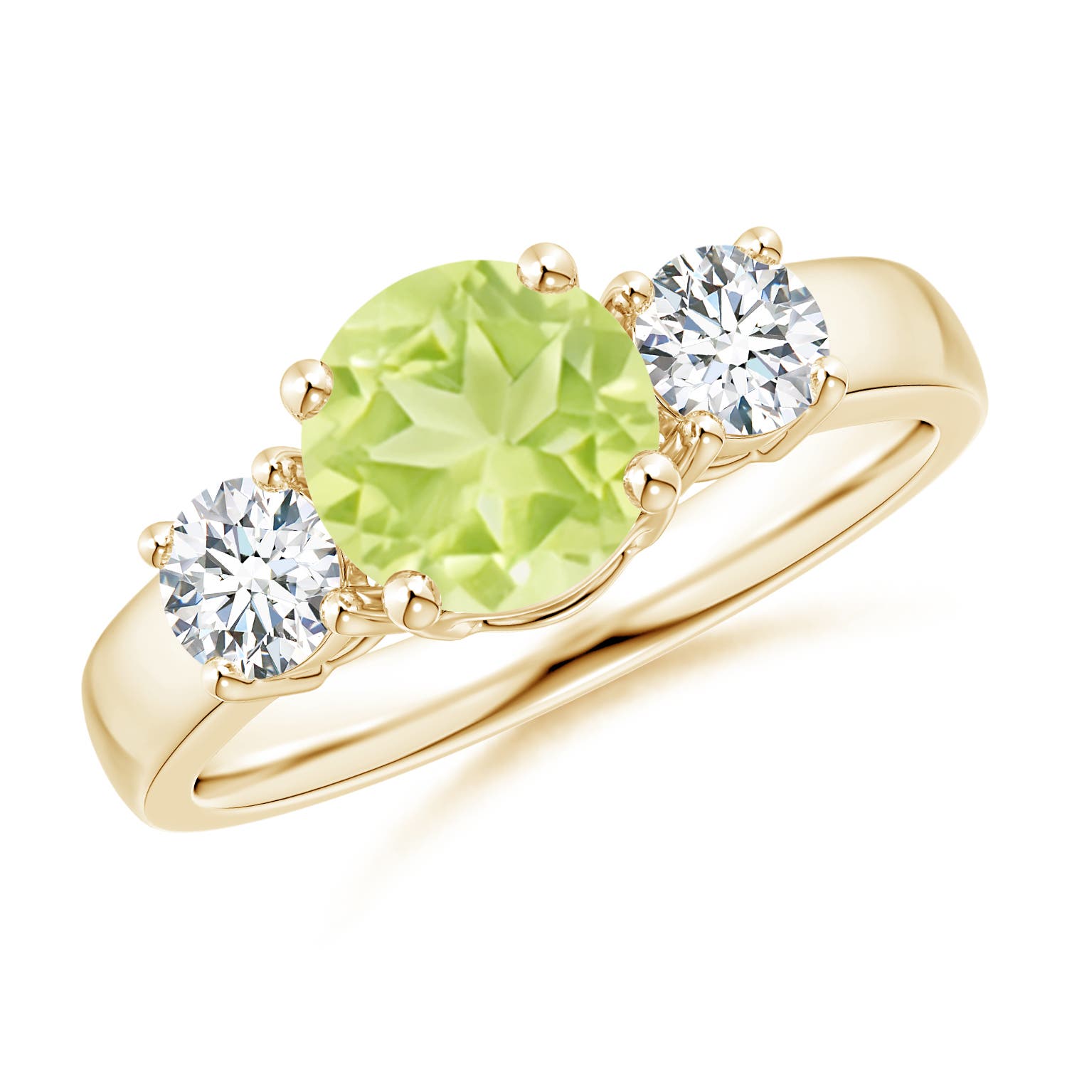 A - Peridot / 1.86 CT / 14 KT Yellow Gold