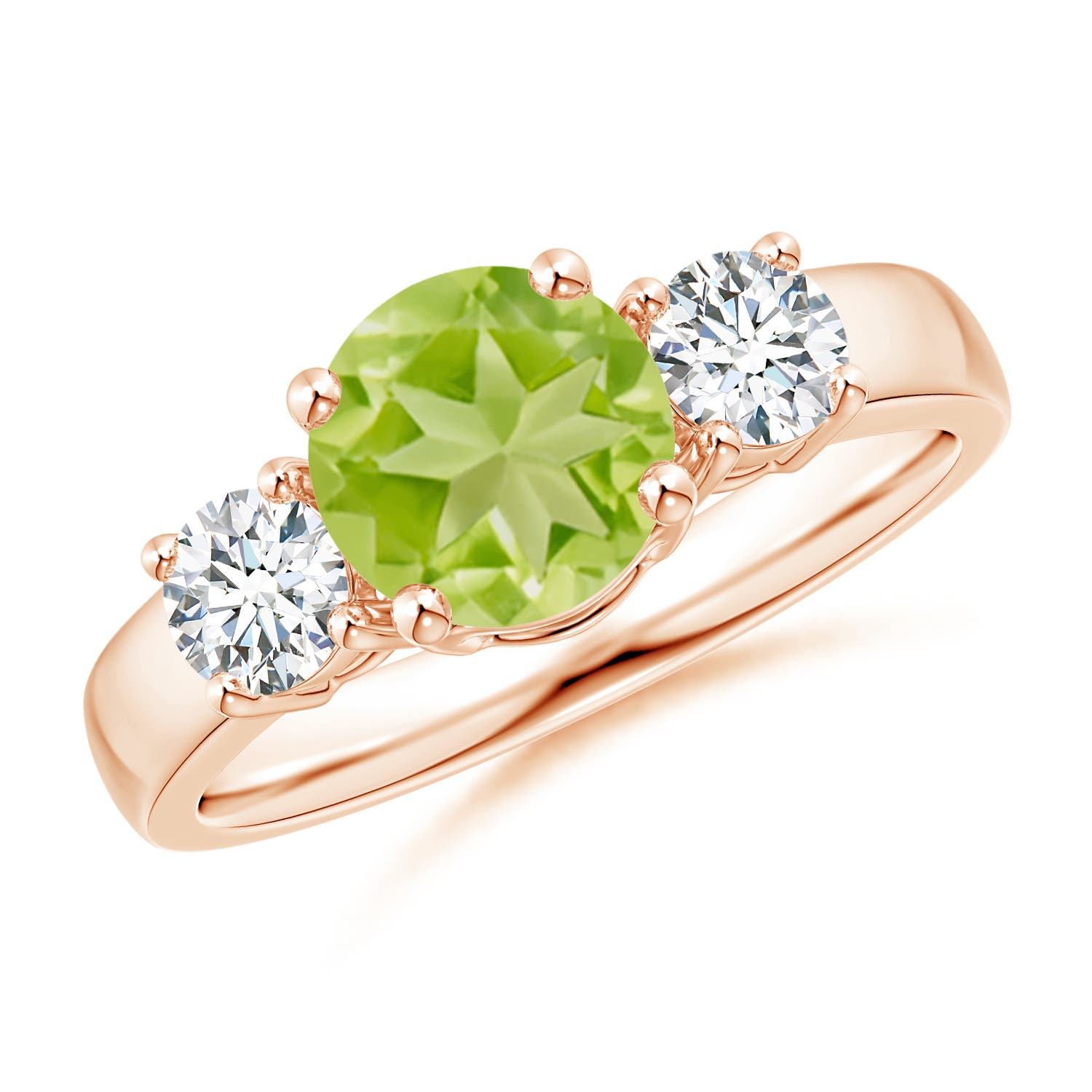 AA - Peridot / 1.86 CT / 14 KT Rose Gold