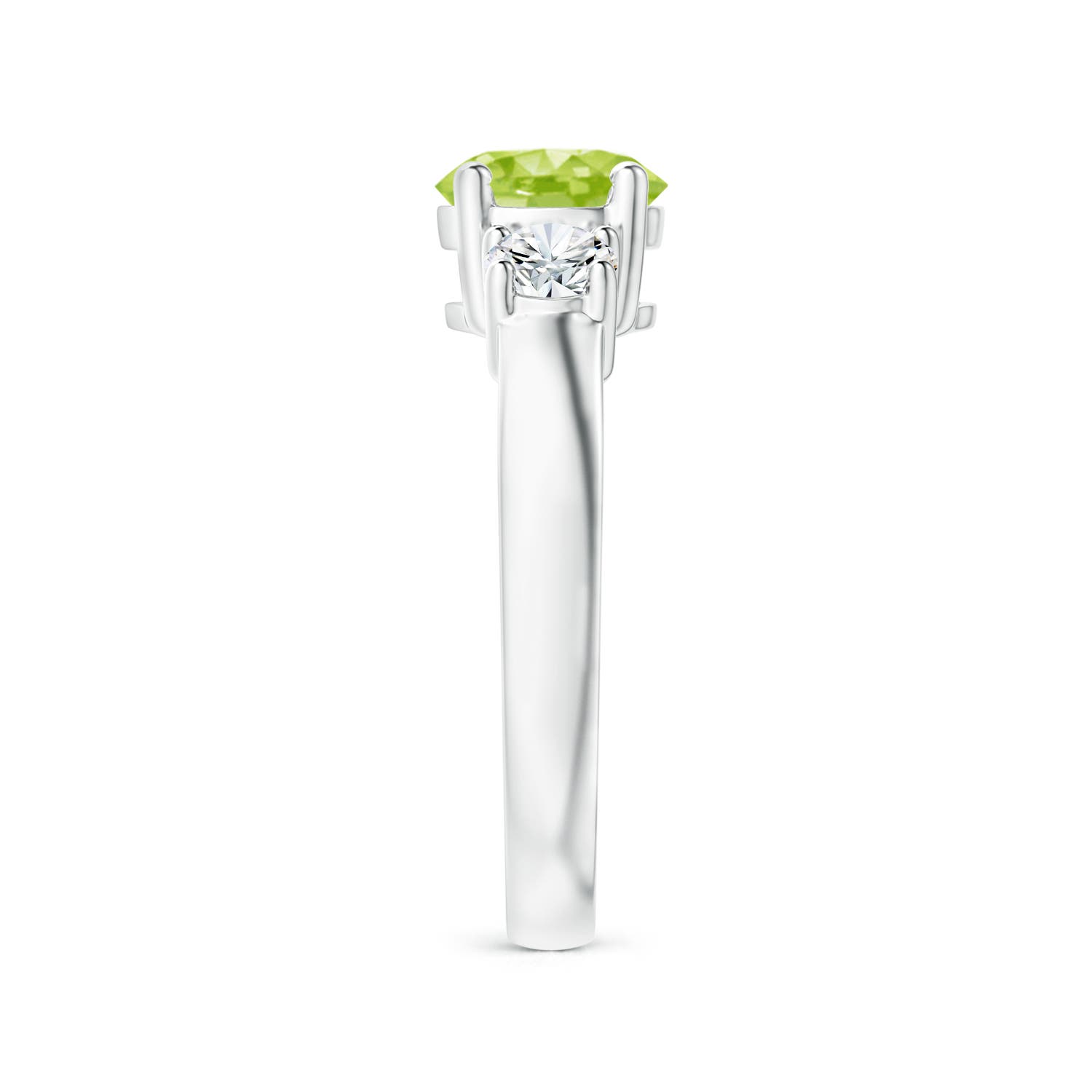 AA - Peridot / 1.86 CT / 14 KT White Gold