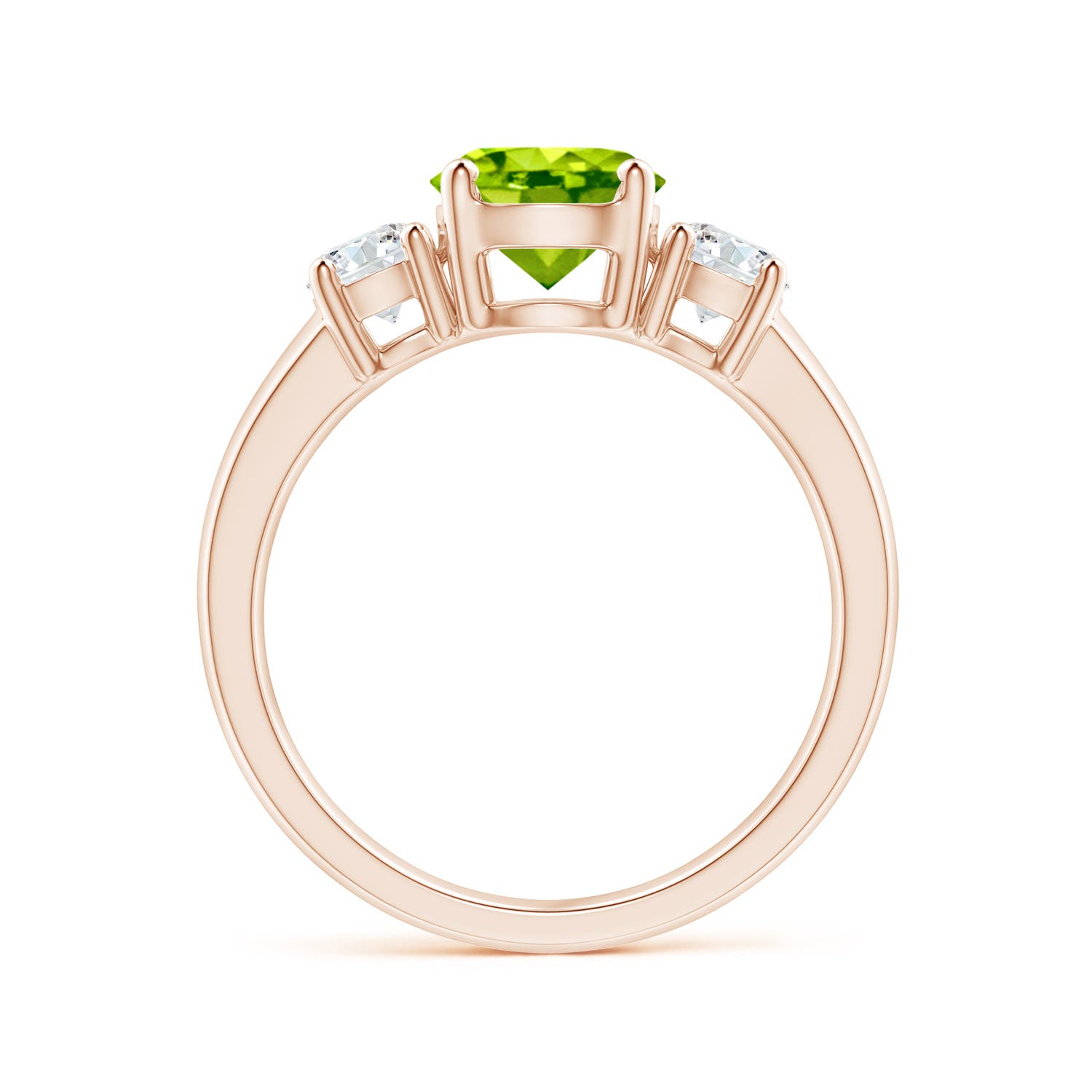 AAA - Peridot / 1.86 CT / 14 KT Rose Gold