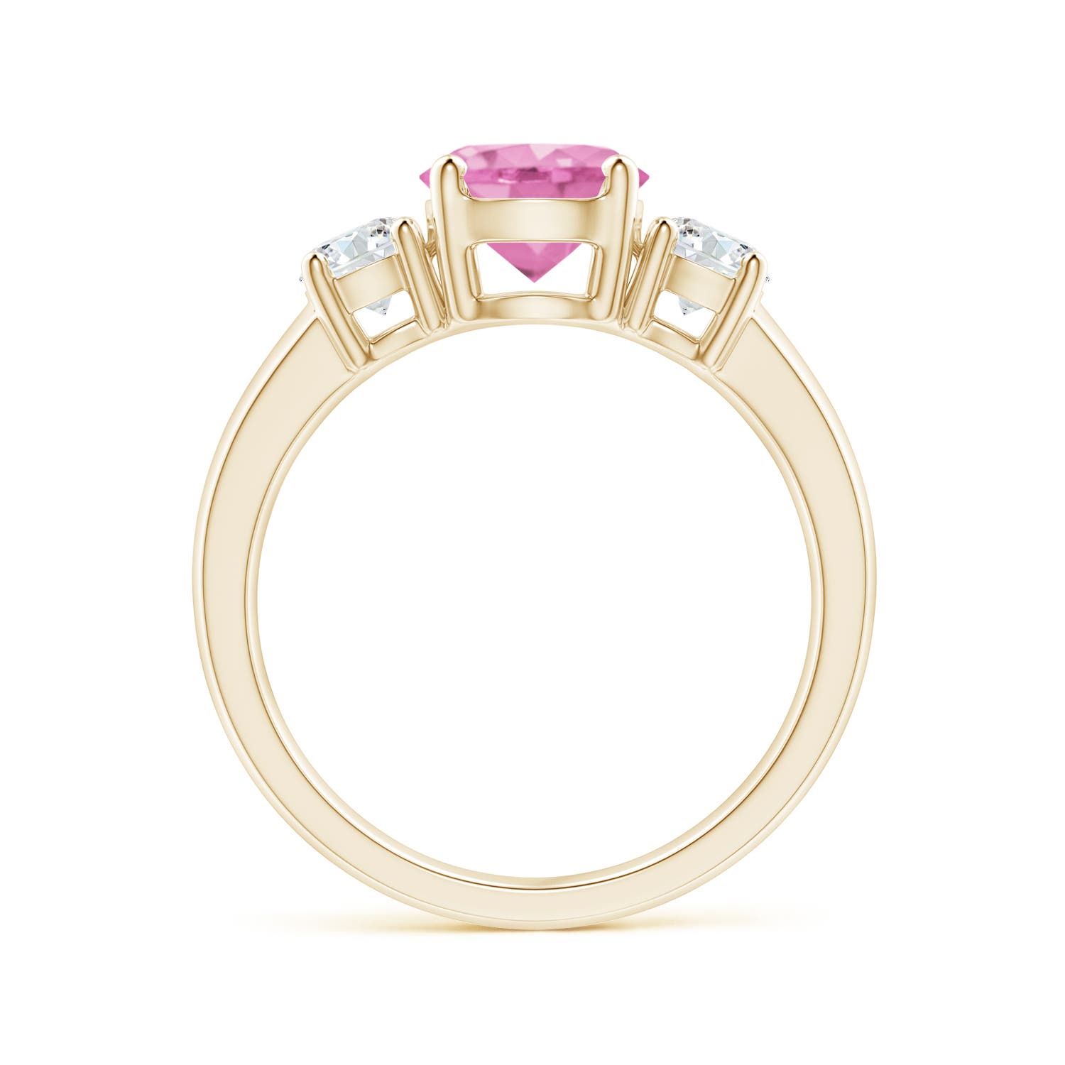 A - Pink Sapphire / 2.06 CT / 14 KT Yellow Gold