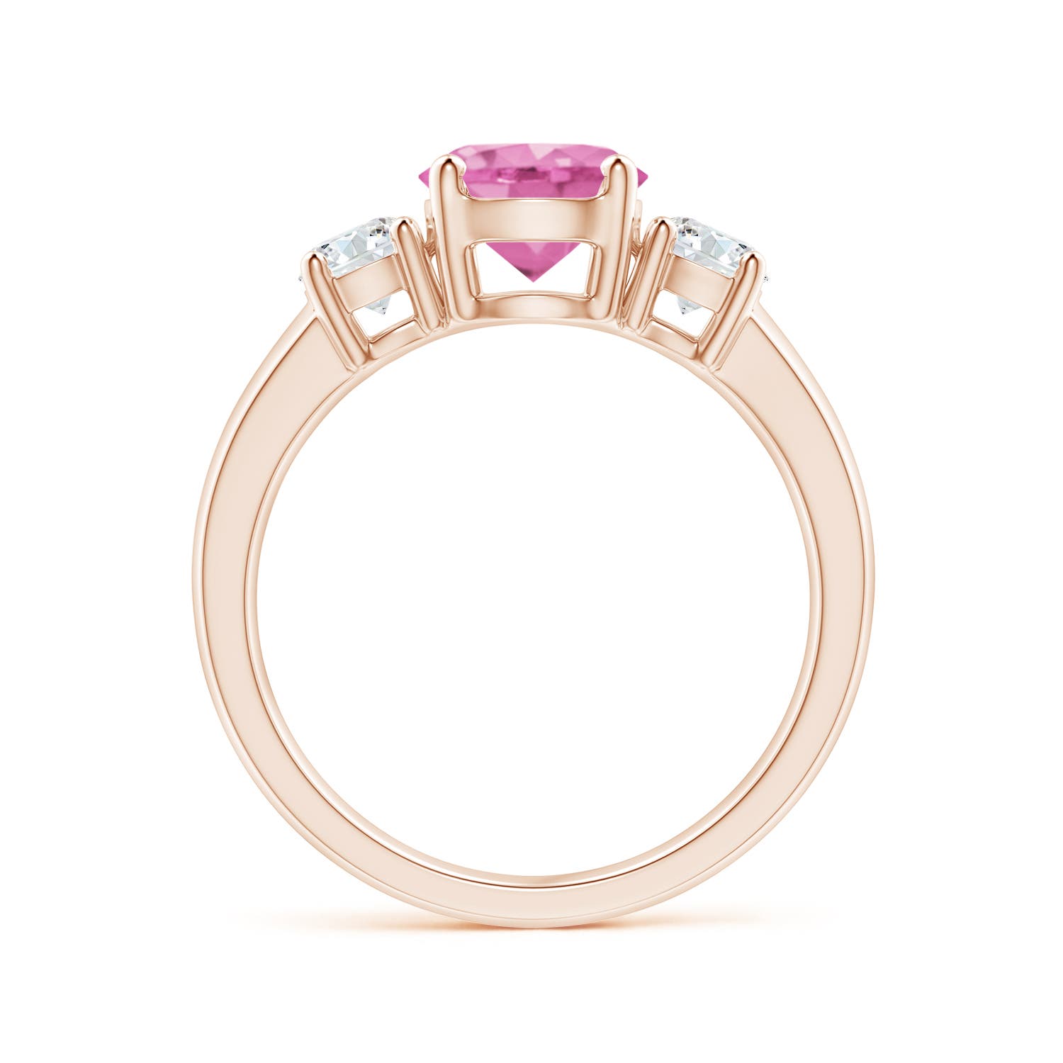 AA - Pink Sapphire / 2.06 CT / 14 KT Rose Gold