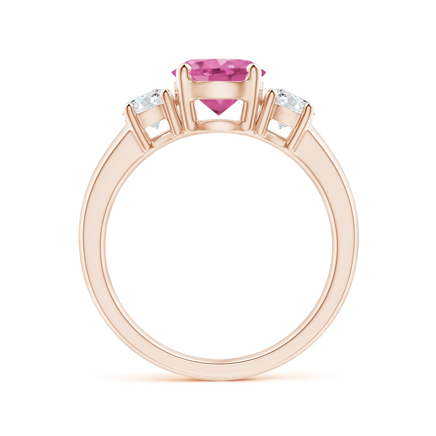 AAA - Pink Sapphire / 2.06 CT / 14 KT Rose Gold