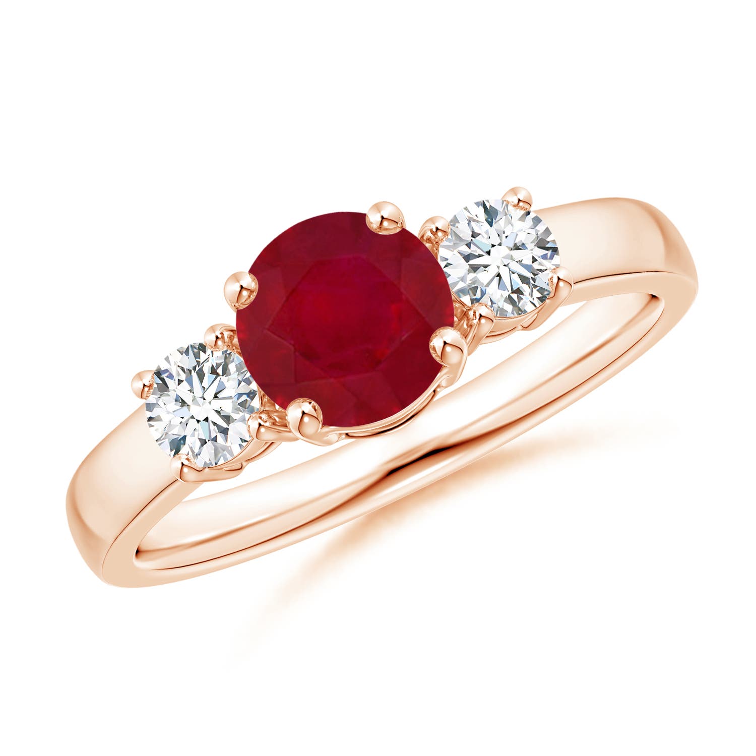 AA - Ruby / 1.32 CT / 14 KT Rose Gold