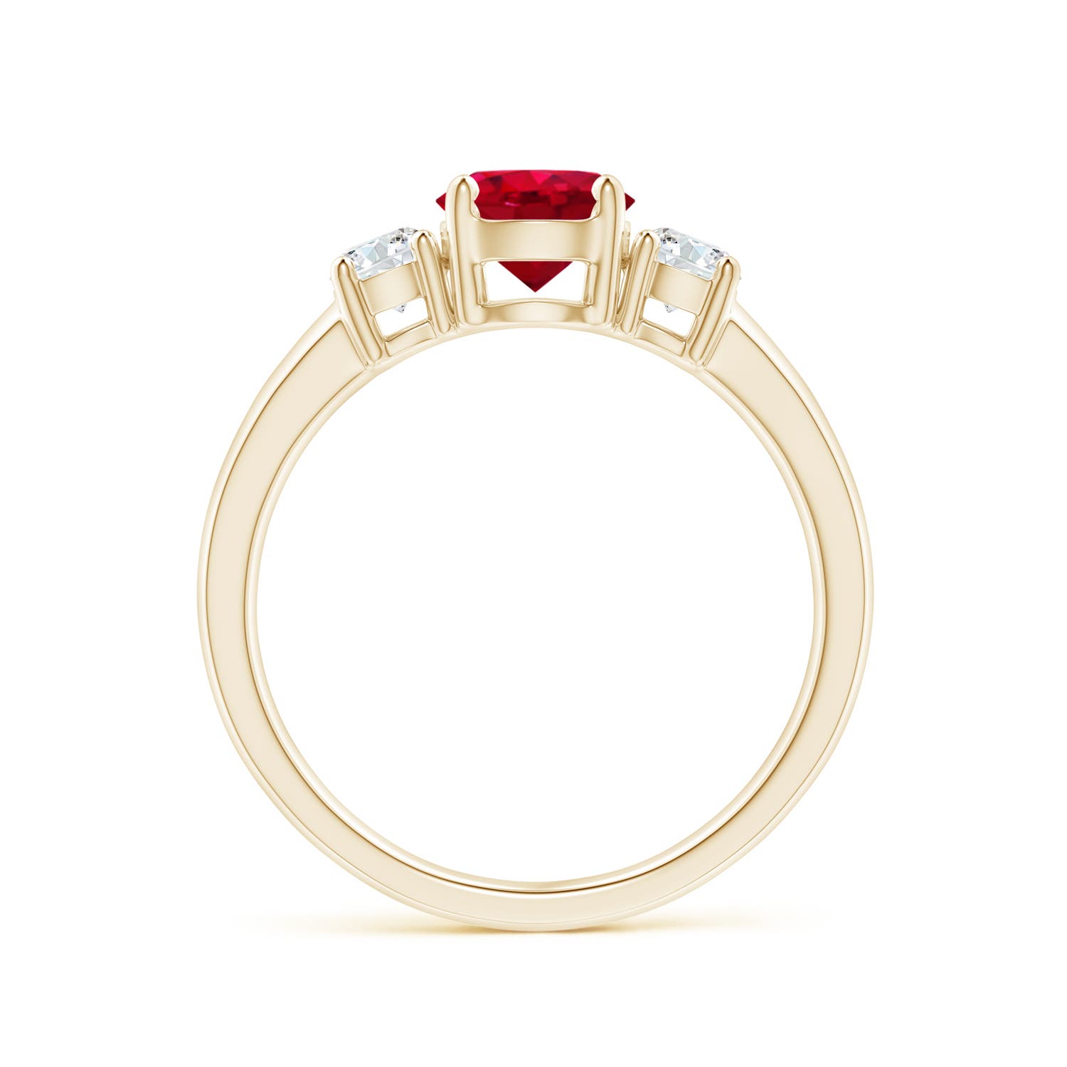 AAA - Ruby / 1.32 CT / 14 KT Yellow Gold