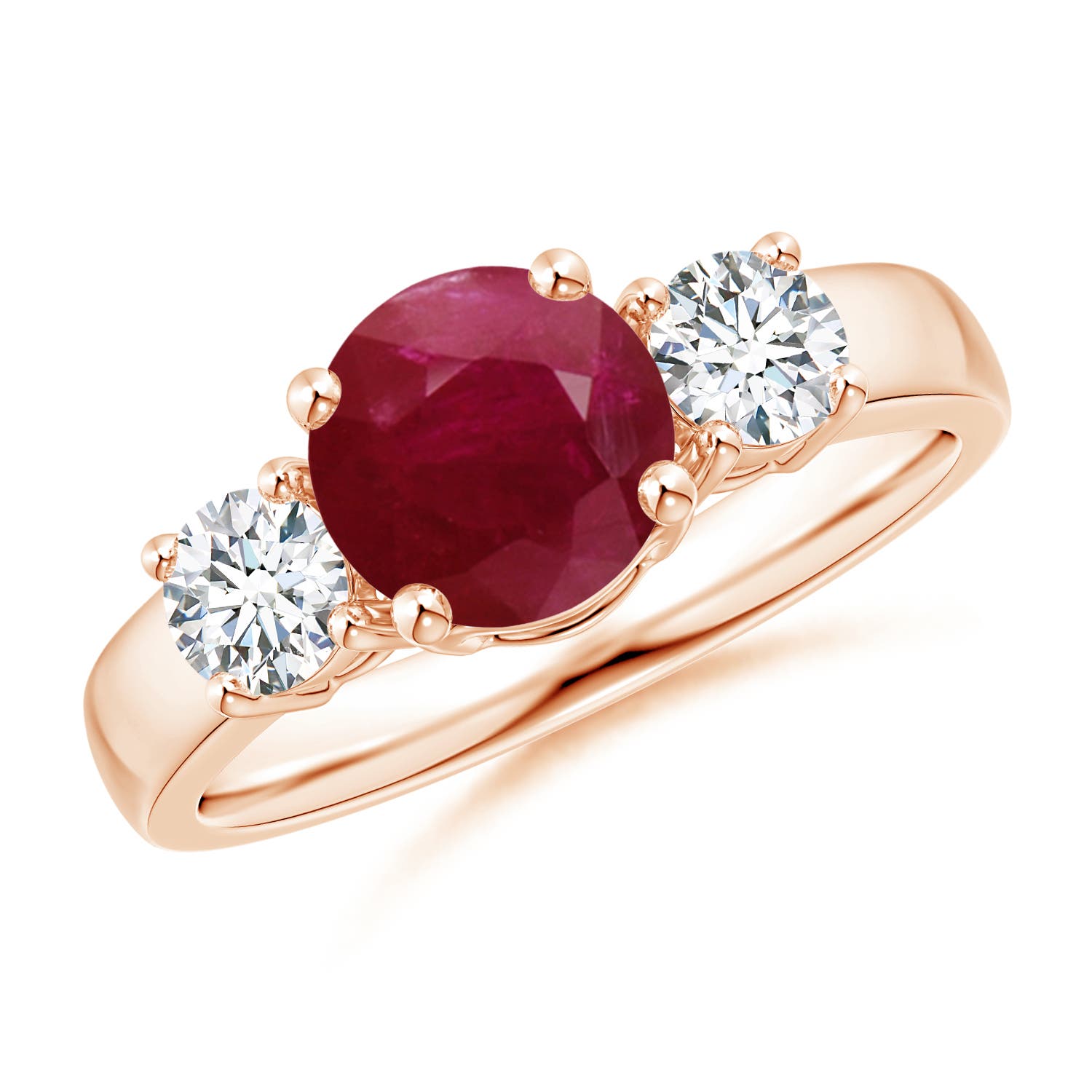 A - Ruby / 1.86 CT / 14 KT Rose Gold