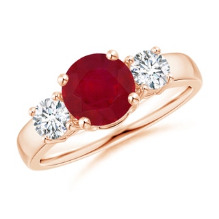 Round AA Ruby