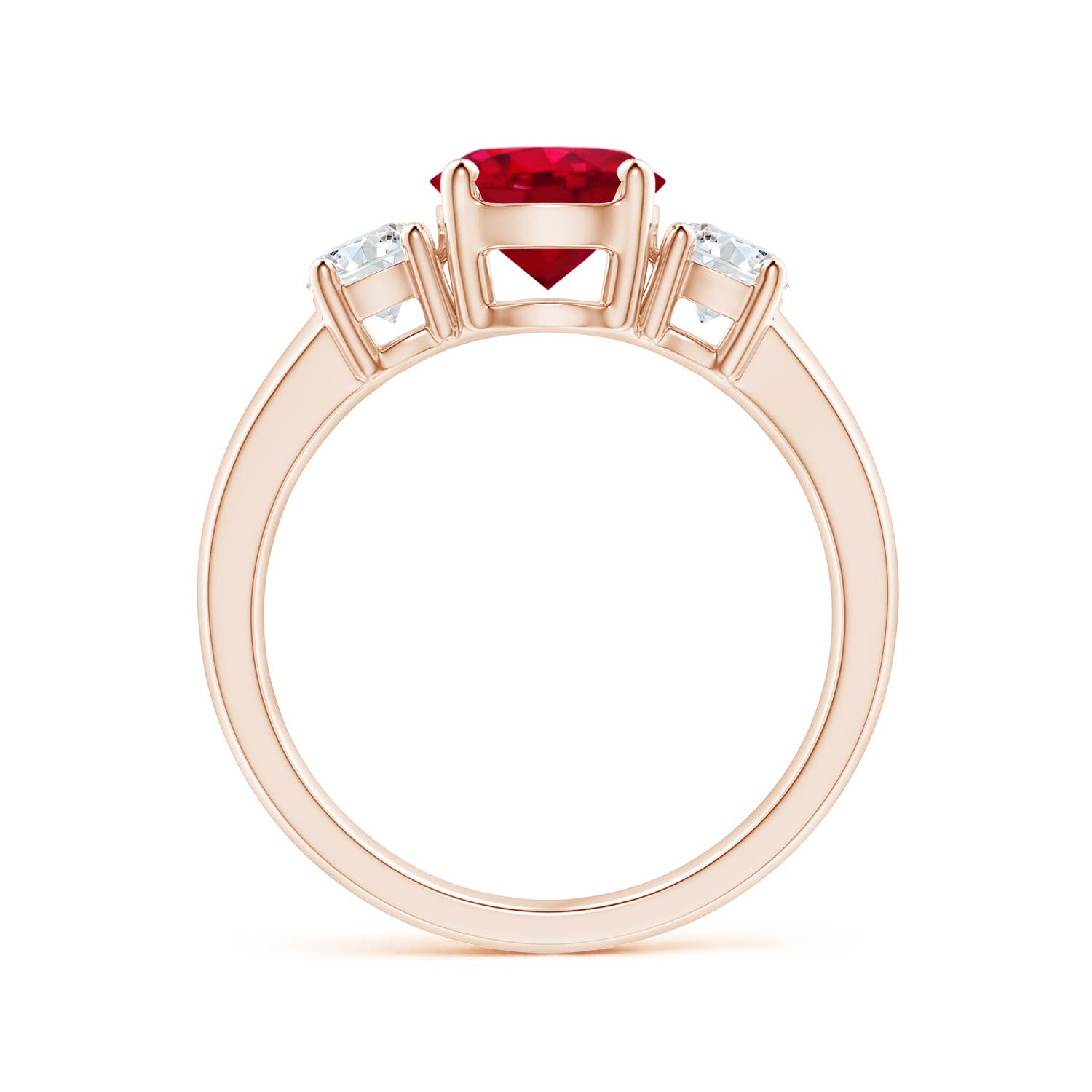 AAA - Ruby / 1.86 CT / 14 KT Rose Gold