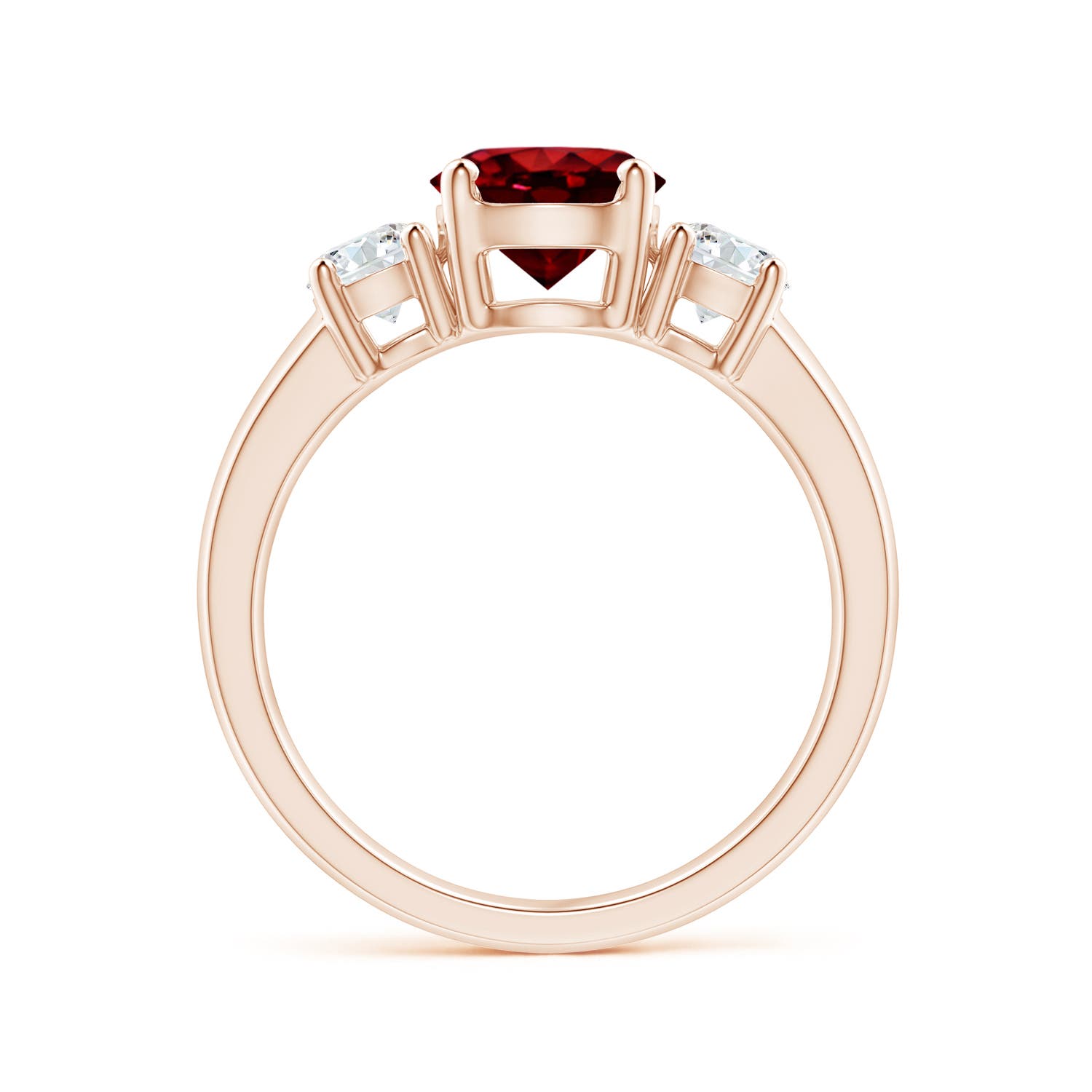 AAAA - Ruby / 1.86 CT / 14 KT Rose Gold