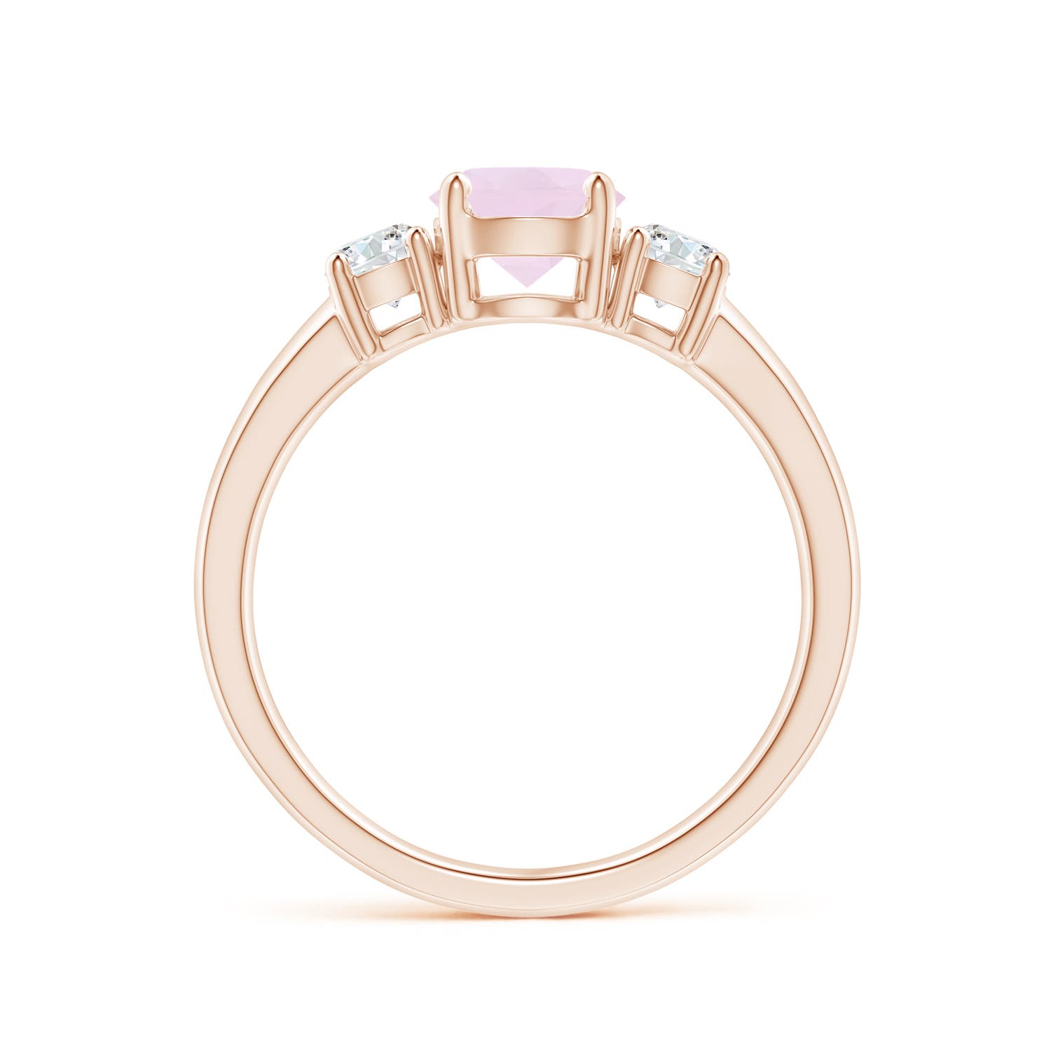 AA - Rose Quartz / 1.17 CT / 14 KT Rose Gold