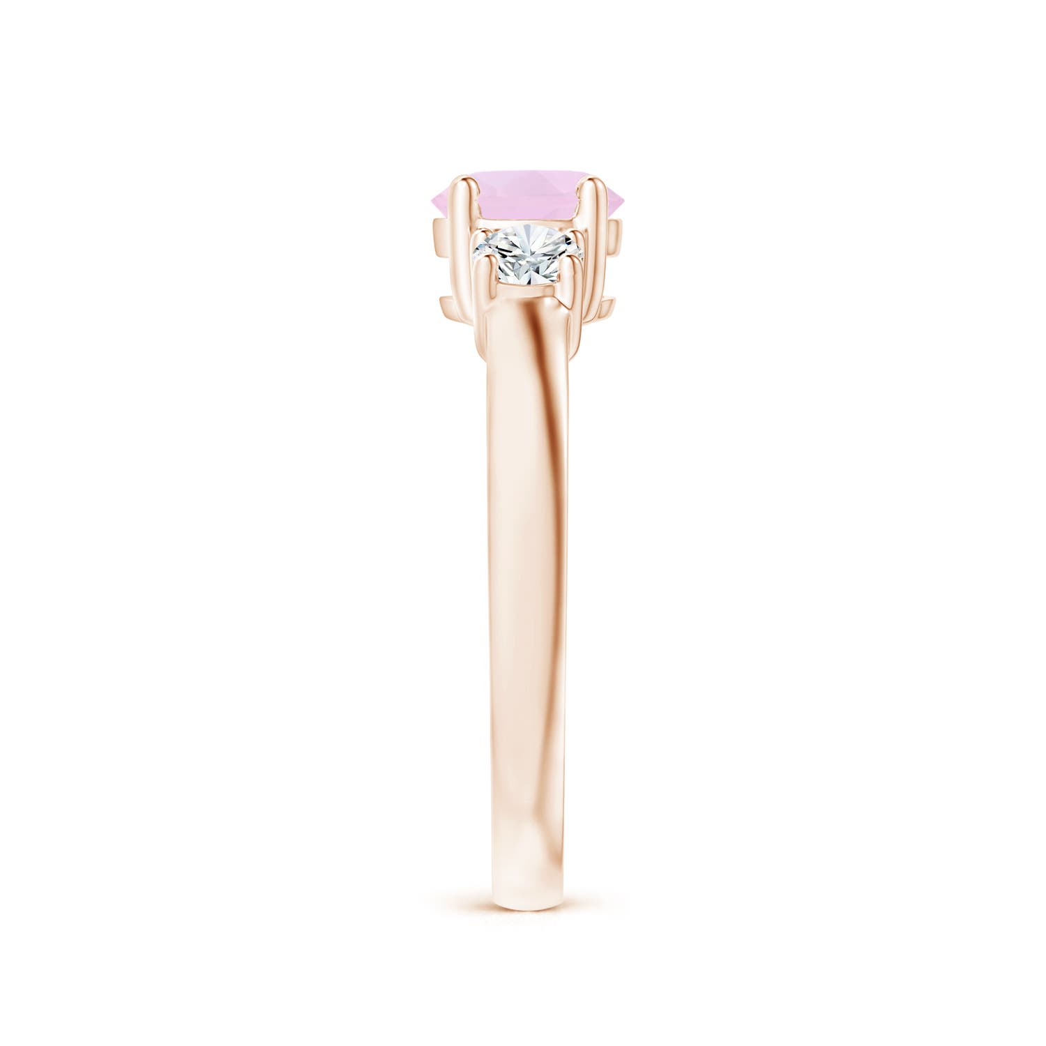 AAA - Rose Quartz / 1.17 CT / 14 KT Rose Gold