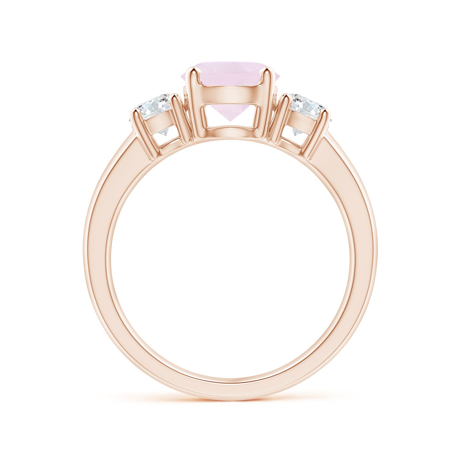 A - Rose Quartz / 1.81 CT / 14 KT Rose Gold