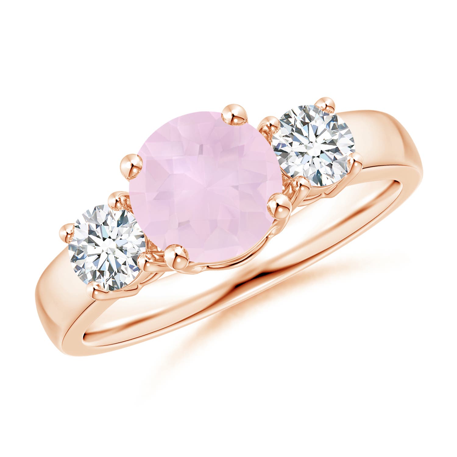 AA - Rose Quartz / 1.81 CT / 14 KT Rose Gold