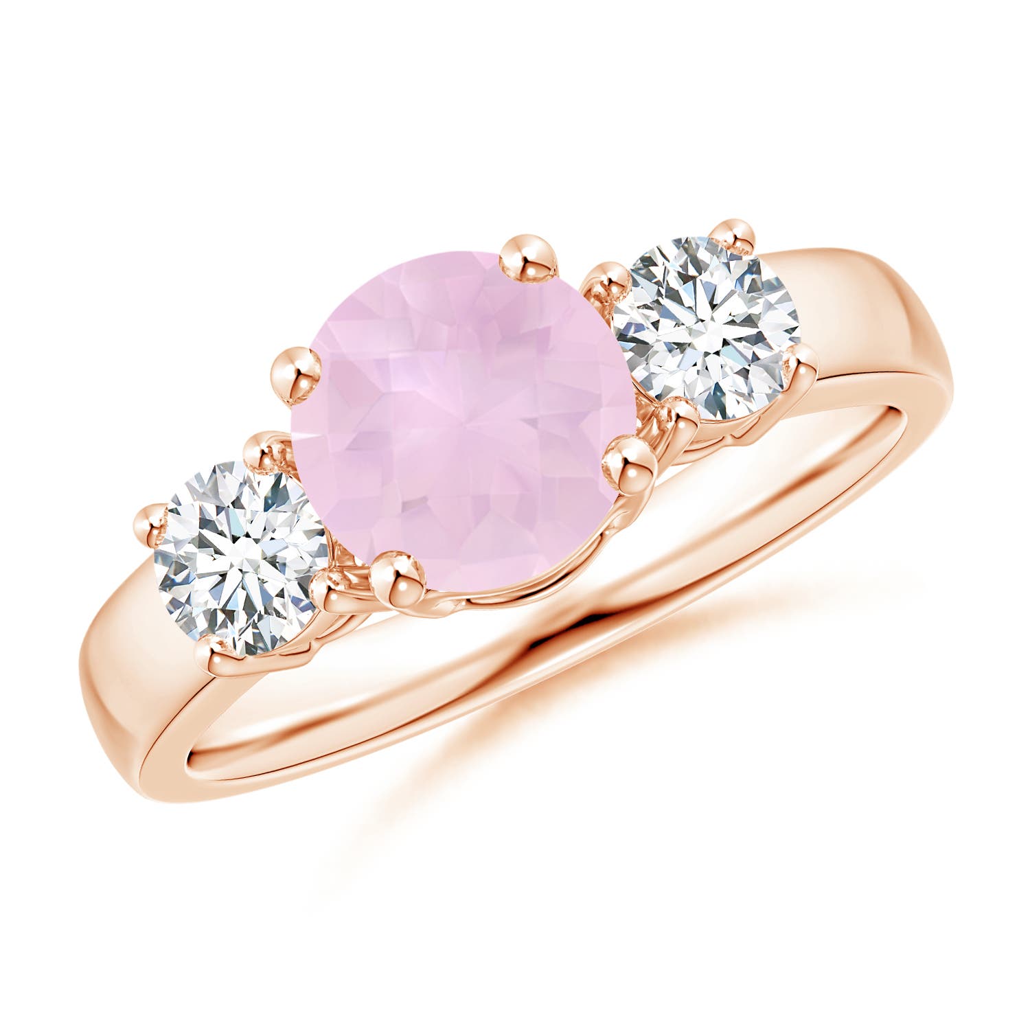 AAA - Rose Quartz / 1.81 CT / 14 KT Rose Gold