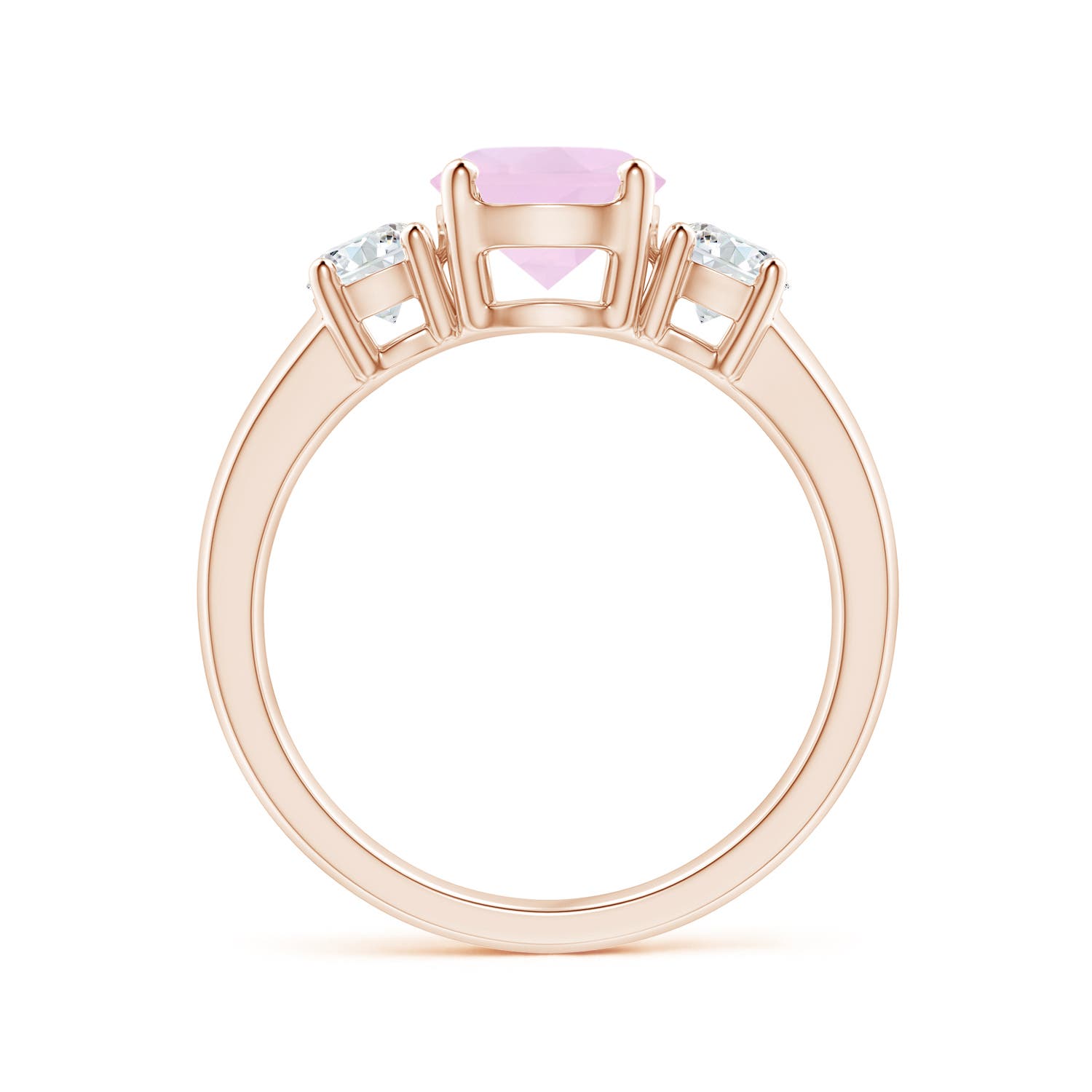 AAA - Rose Quartz / 1.81 CT / 14 KT Rose Gold