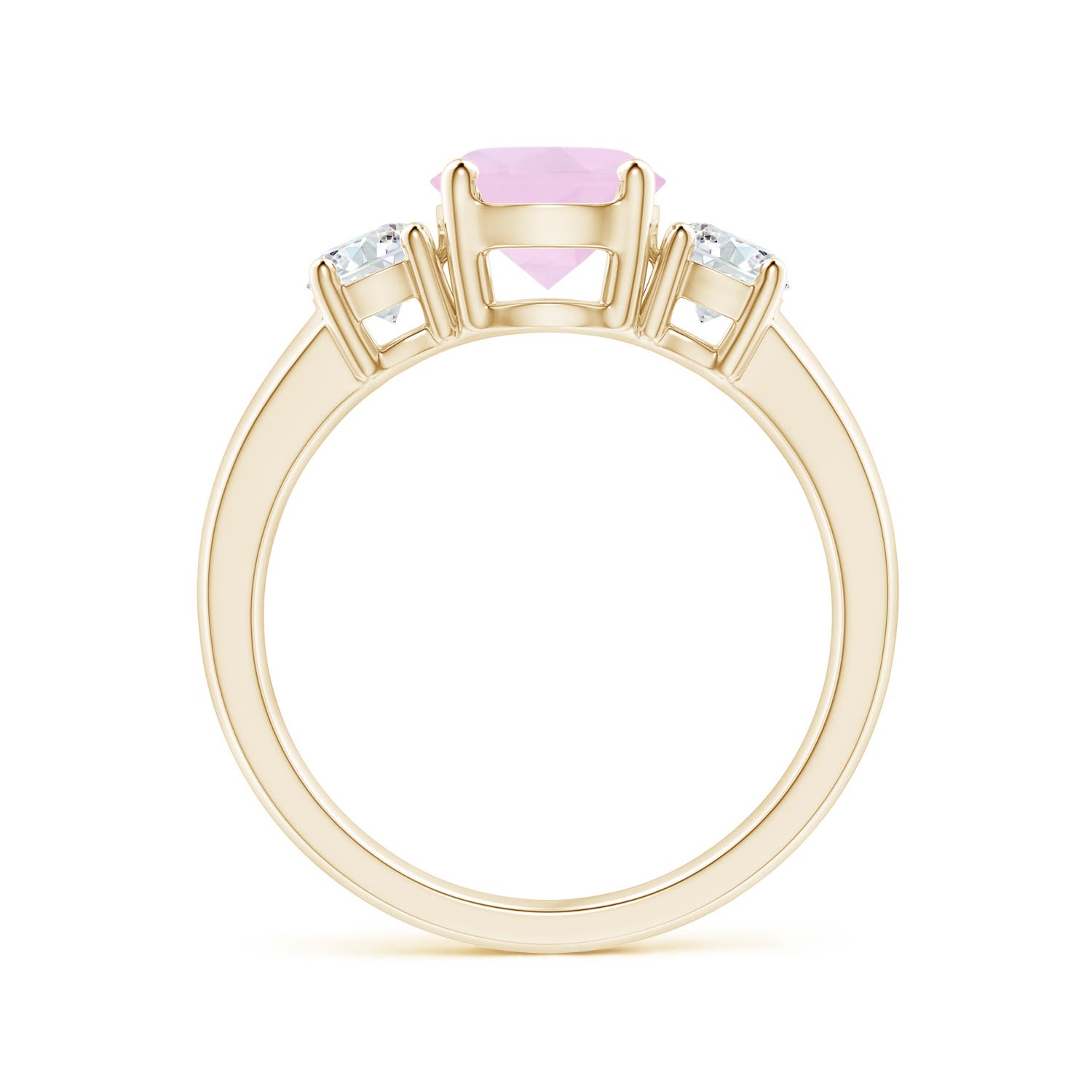 AAA - Rose Quartz / 1.81 CT / 14 KT Yellow Gold