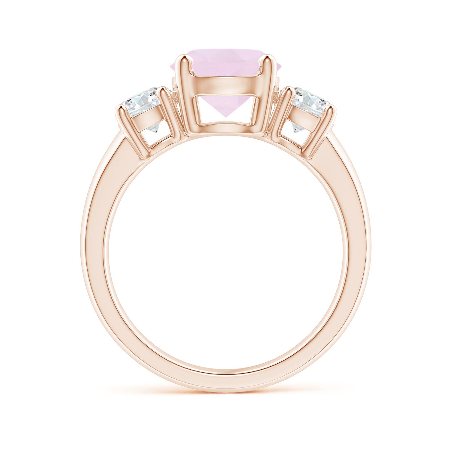 AA - Rose Quartz / 2.4 CT / 14 KT Rose Gold