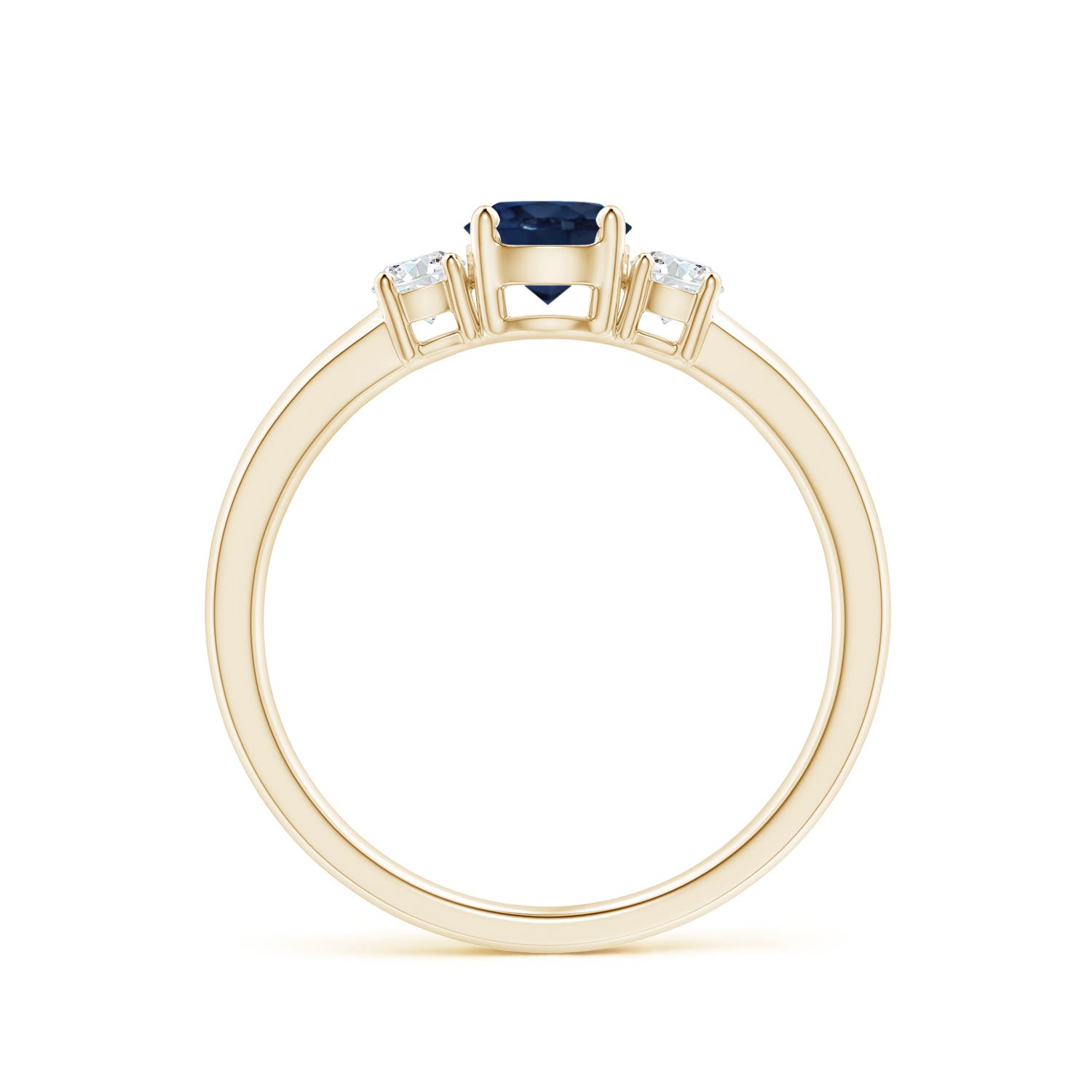 AA - Blue Sapphire / 0.81 CT / 14 KT Yellow Gold