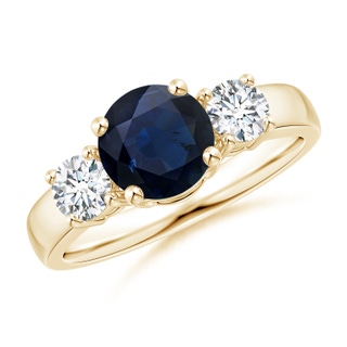Round A Blue Sapphire