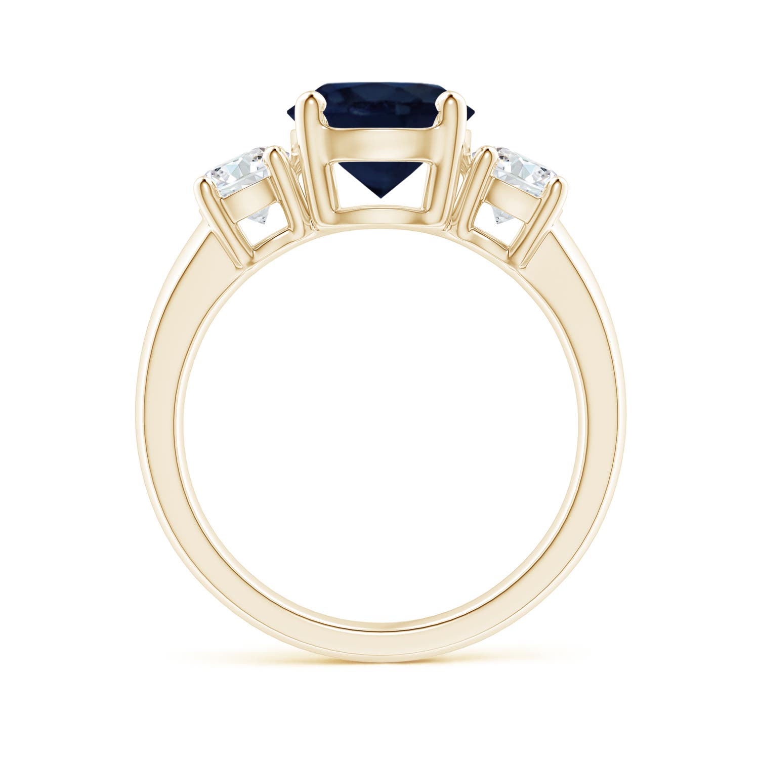 A - Blue Sapphire / 2.9 CT / 14 KT Yellow Gold