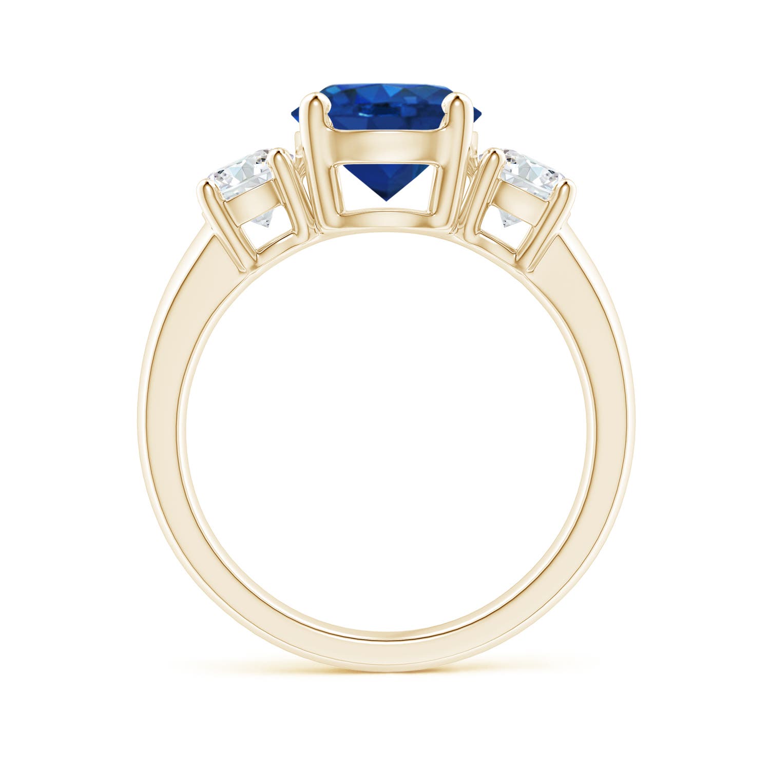 AAA - Blue Sapphire / 2.9 CT / 14 KT Yellow Gold