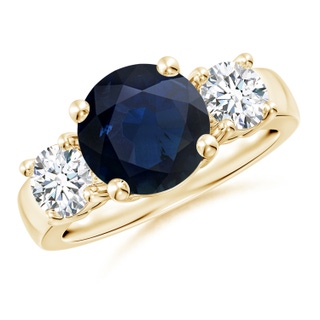 Round A Blue Sapphire