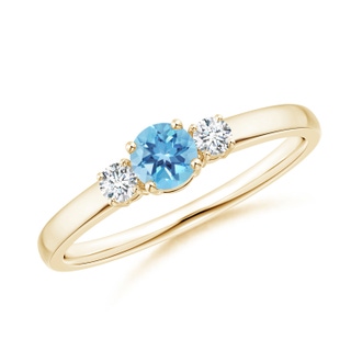 Round A Swiss Blue Topaz