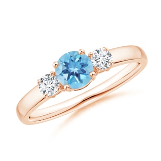 Round A Swiss Blue Topaz