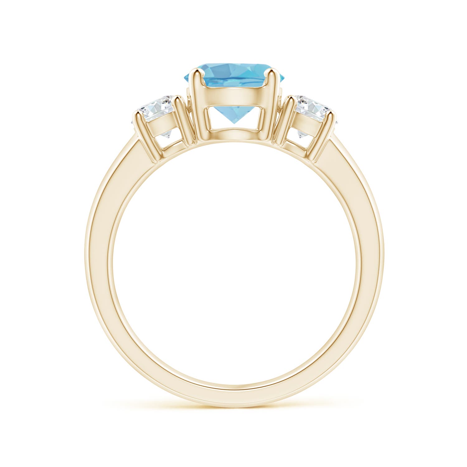 A - Swiss Blue Topaz / 2.01 CT / 14 KT Yellow Gold