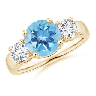 Round A Swiss Blue Topaz