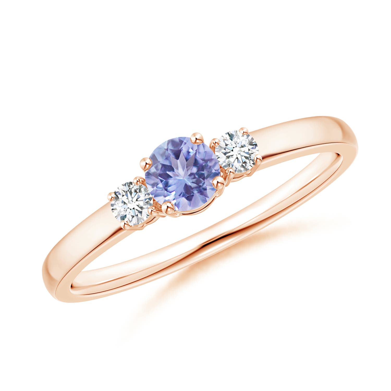 AA - Tanzanite / 0.39 CT / 14 KT Rose Gold