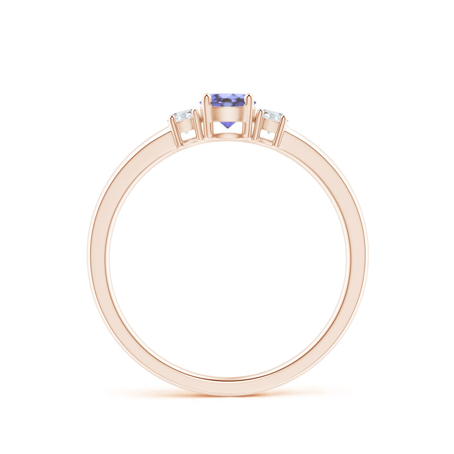 AA - Tanzanite / 0.39 CT / 14 KT Rose Gold