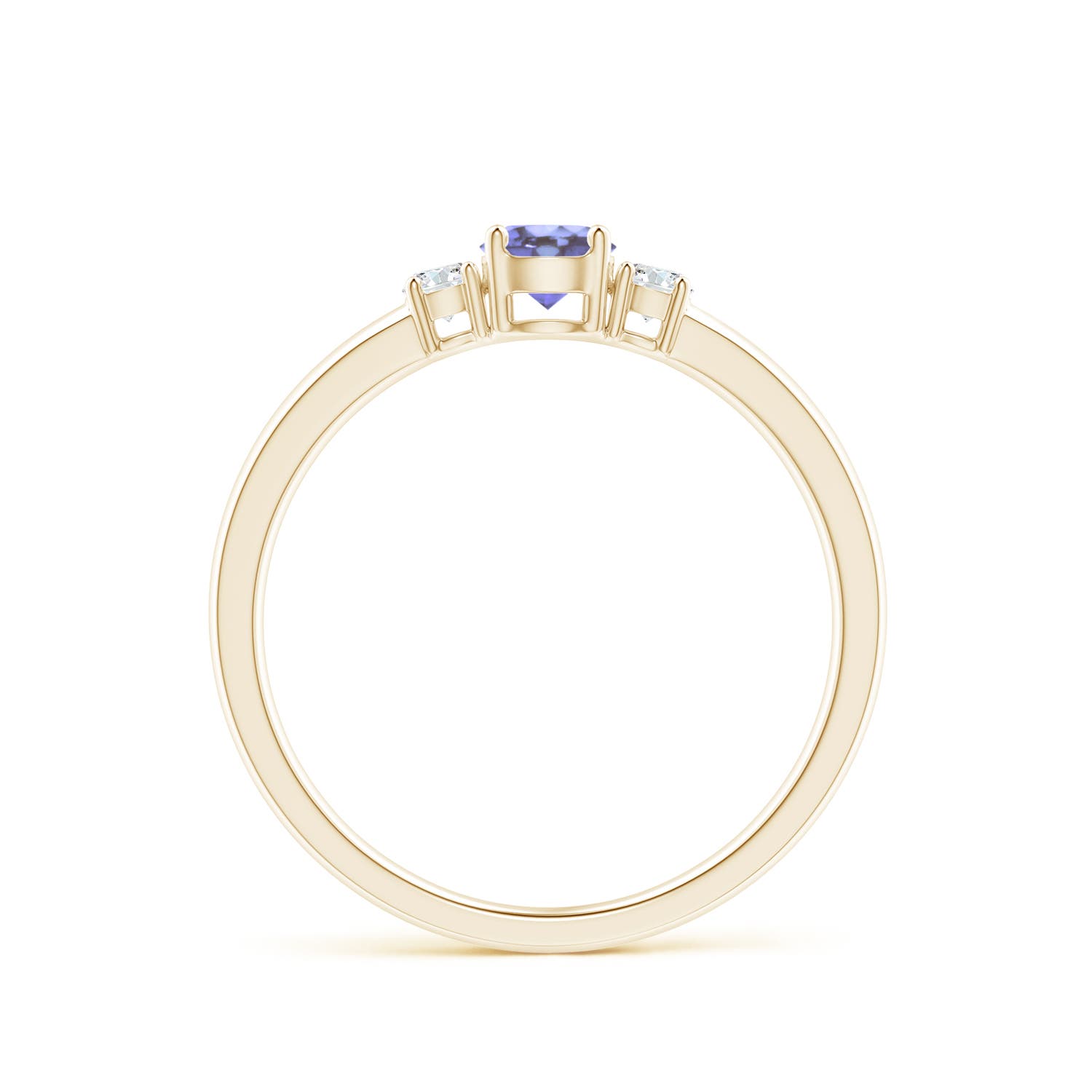 AA - Tanzanite / 0.39 CT / 14 KT Yellow Gold