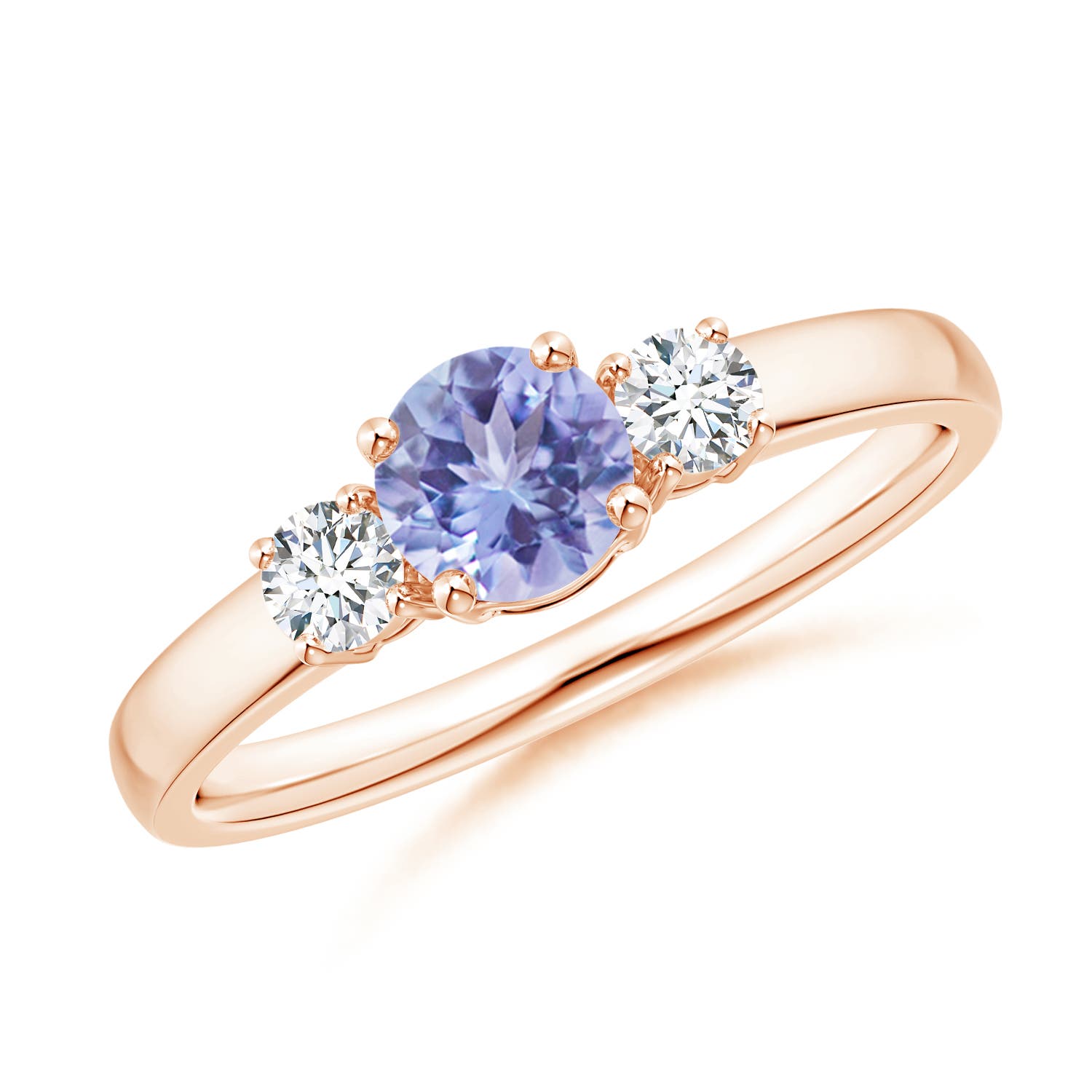 AA - Tanzanite / 0.71 CT / 14 KT Rose Gold