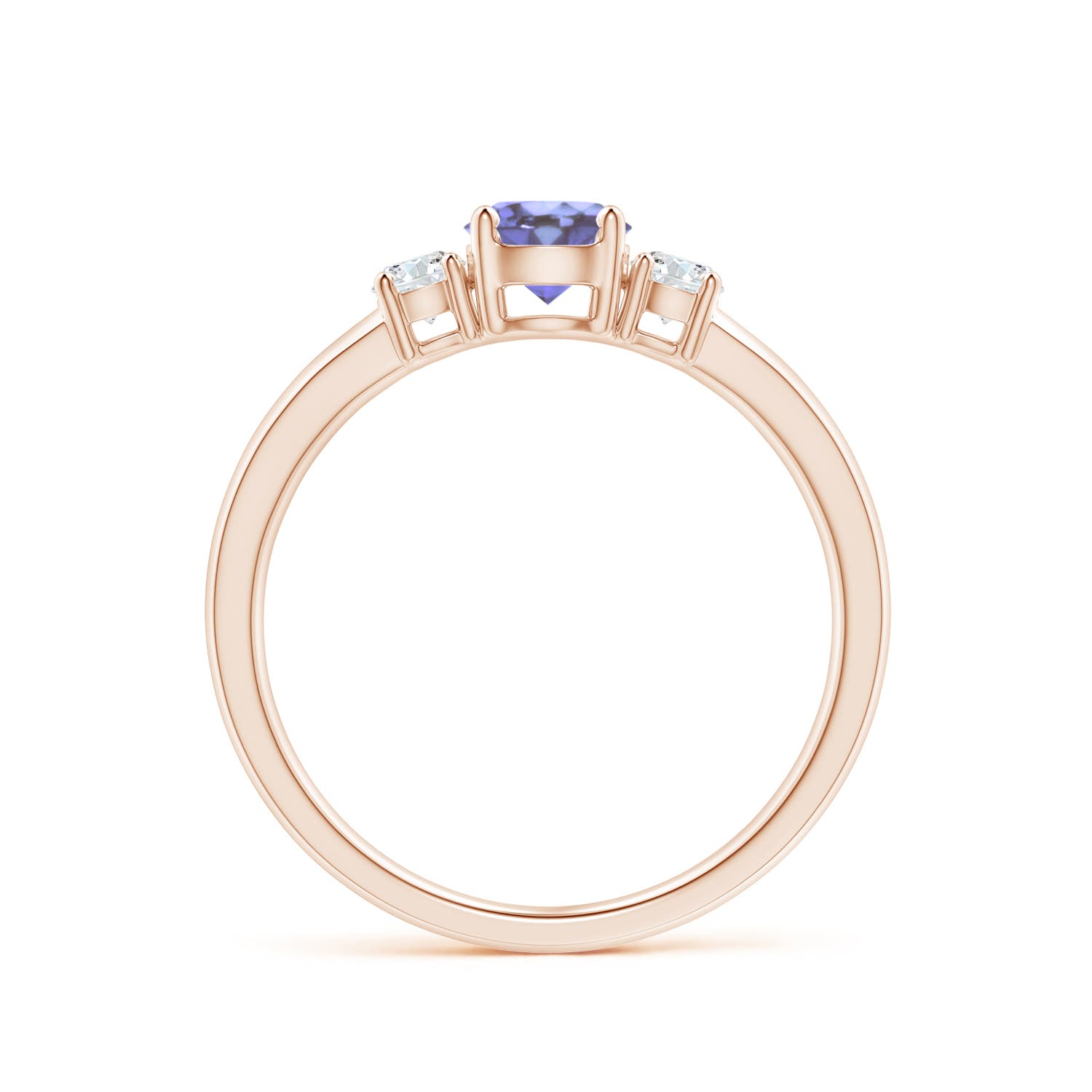 AA - Tanzanite / 0.71 CT / 14 KT Rose Gold