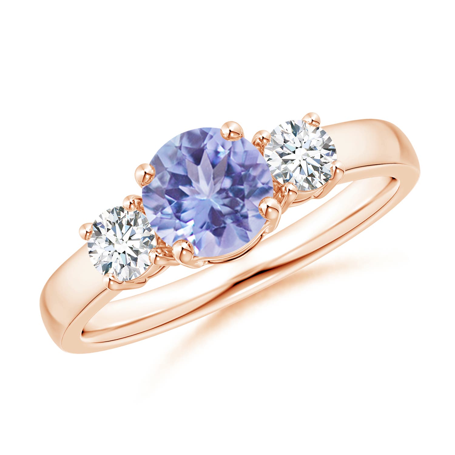 A - Tanzanite / 1.22 CT / 14 KT Rose Gold