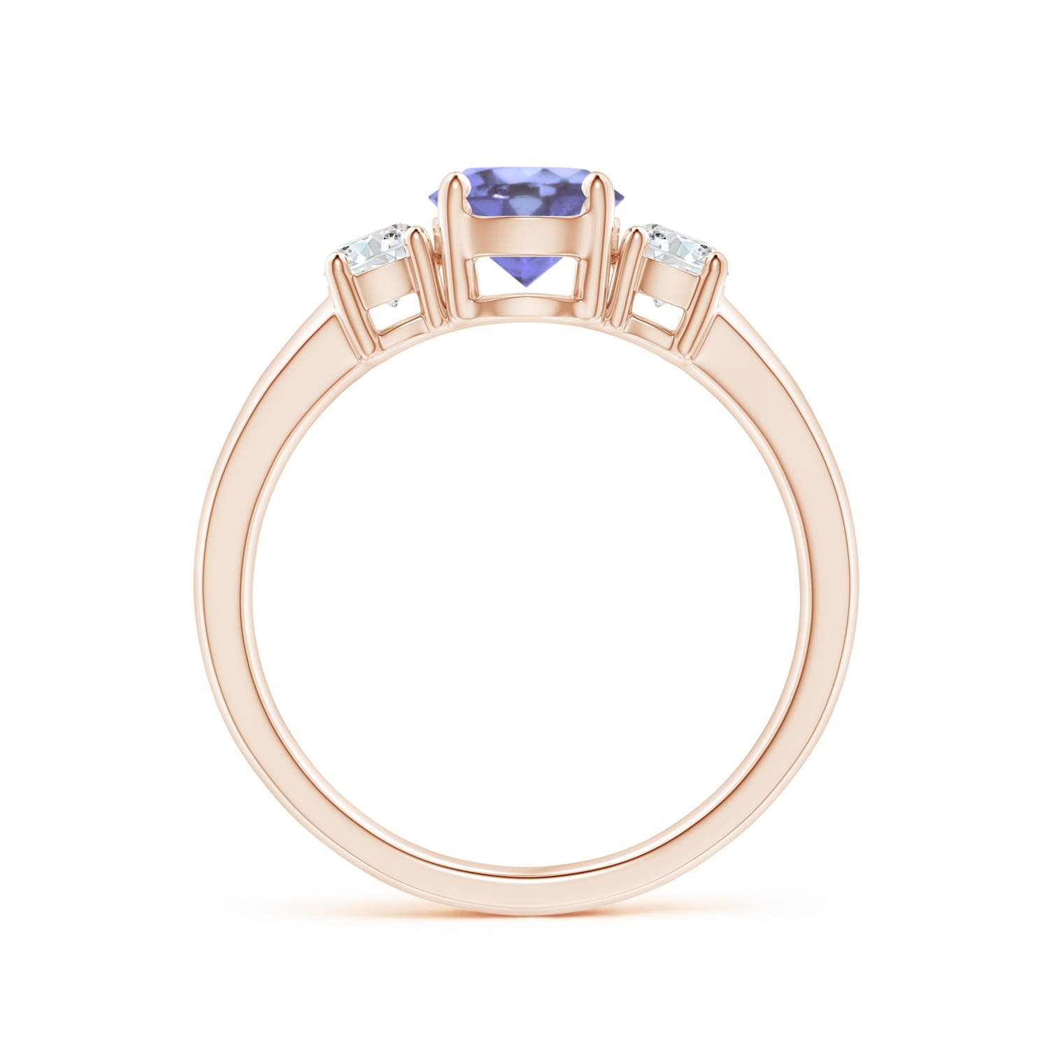 A - Tanzanite / 1.22 CT / 14 KT Rose Gold