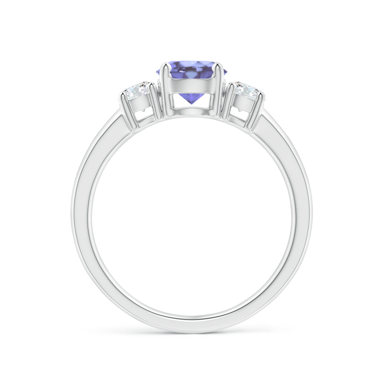 A - Tanzanite / 1.22 CT / 14 KT White Gold