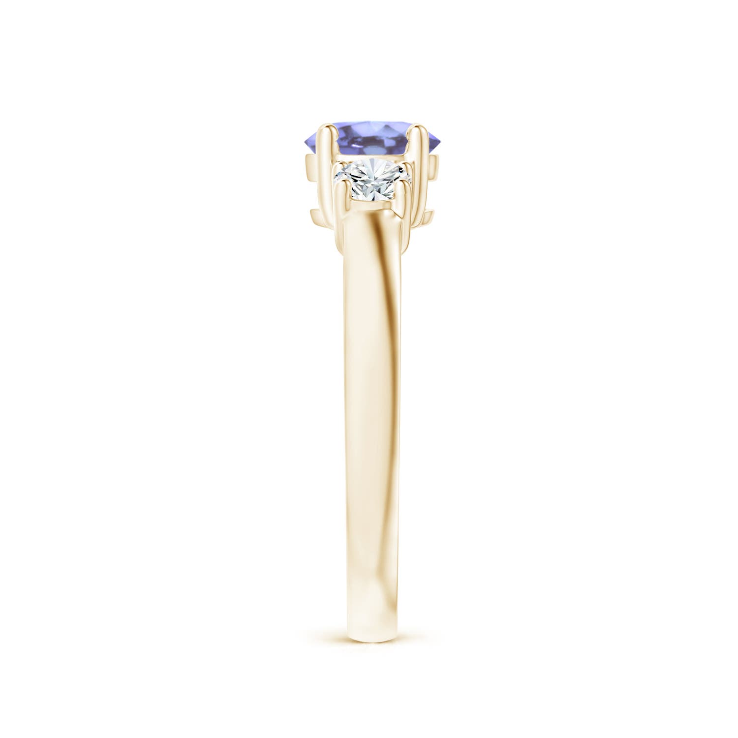 A - Tanzanite / 1.22 CT / 14 KT Yellow Gold