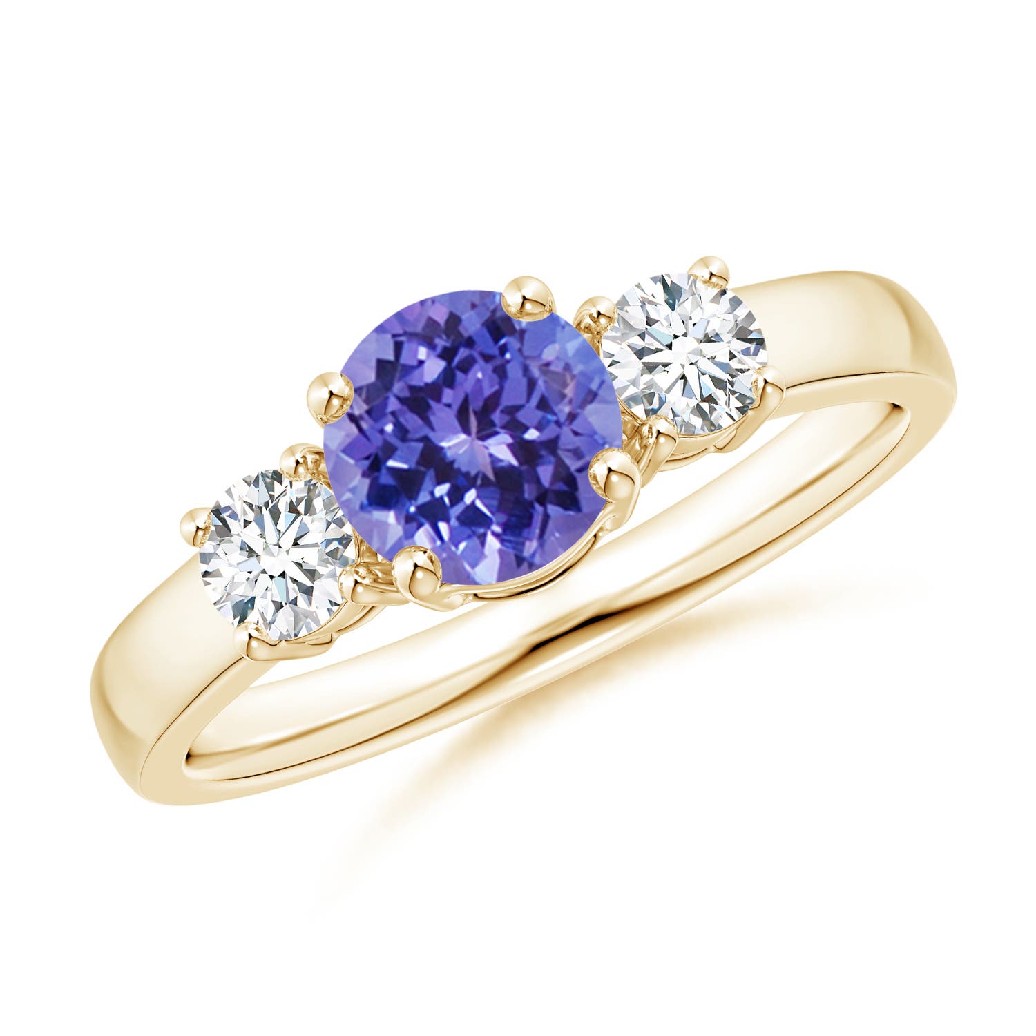 AA - Tanzanite / 1.22 CT / 14 KT Yellow Gold