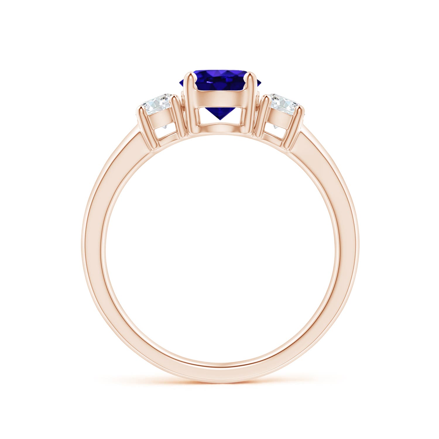 AAAA - Tanzanite / 1.22 CT / 14 KT Rose Gold