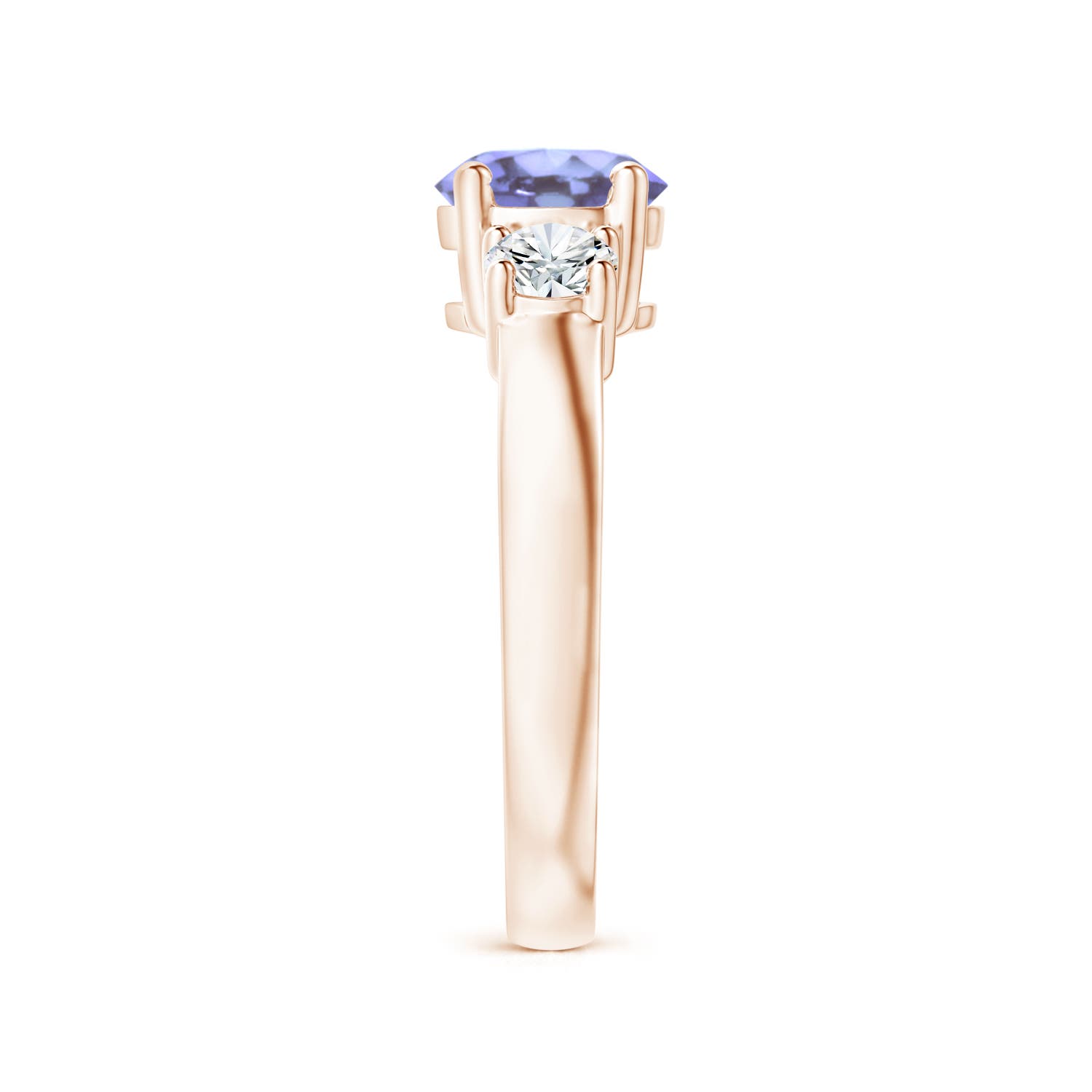 A - Tanzanite / 1.91 CT / 14 KT Rose Gold