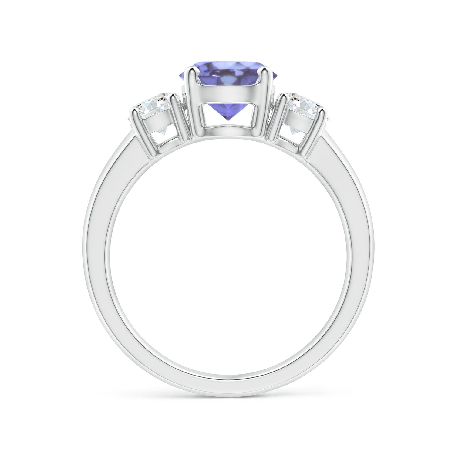 A - Tanzanite / 1.91 CT / 14 KT White Gold