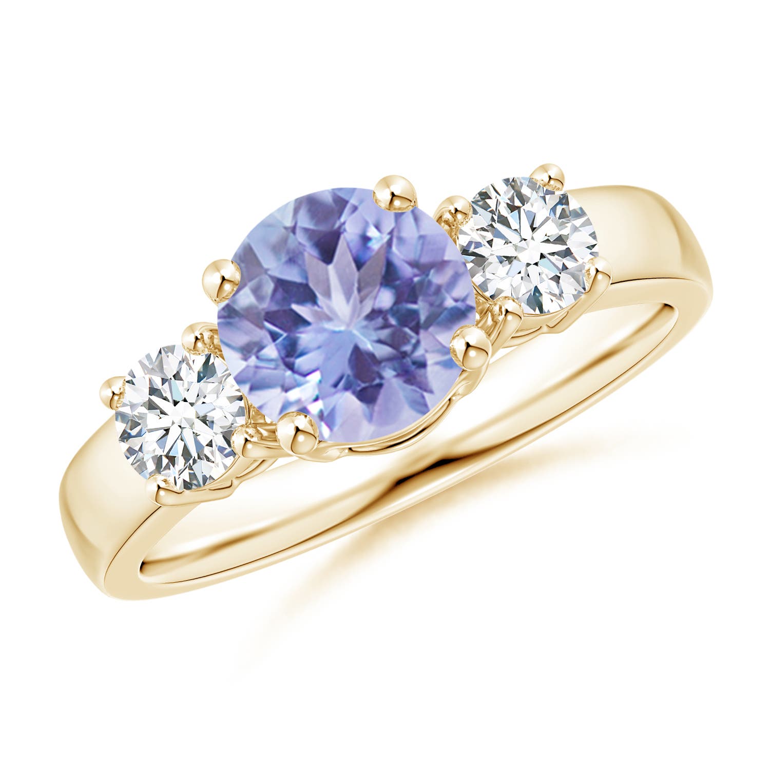 A - Tanzanite / 1.91 CT / 14 KT Yellow Gold