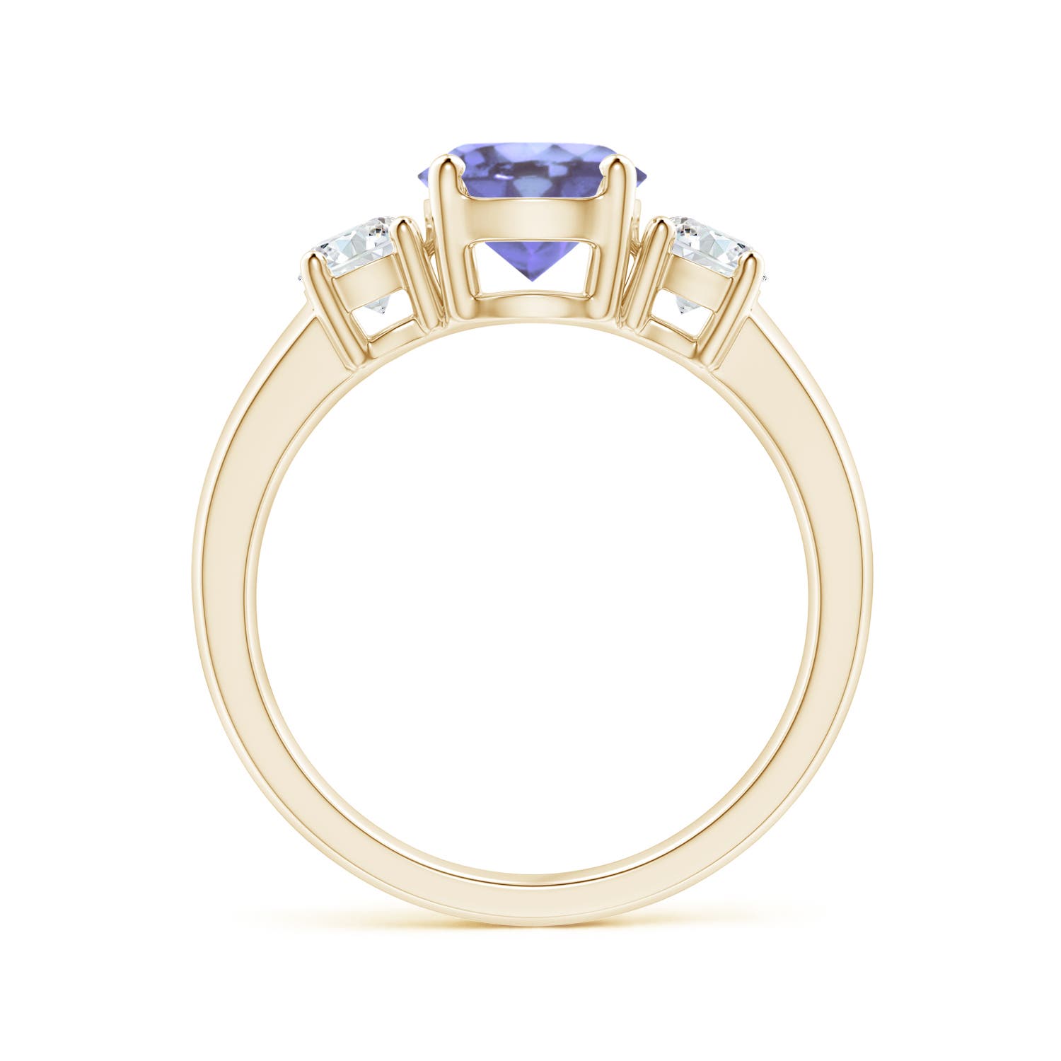 A - Tanzanite / 1.91 CT / 14 KT Yellow Gold