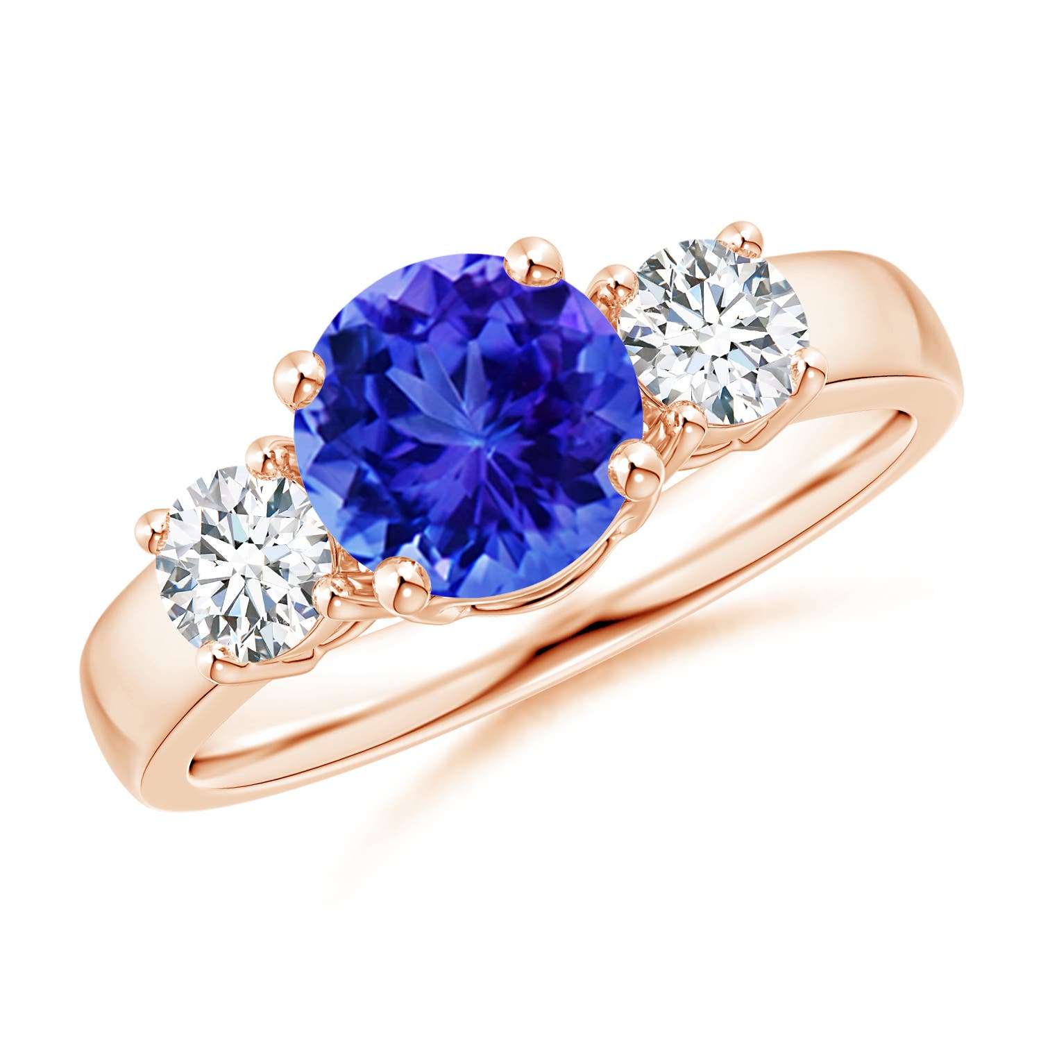 AAA - Tanzanite / 1.91 CT / 14 KT Rose Gold