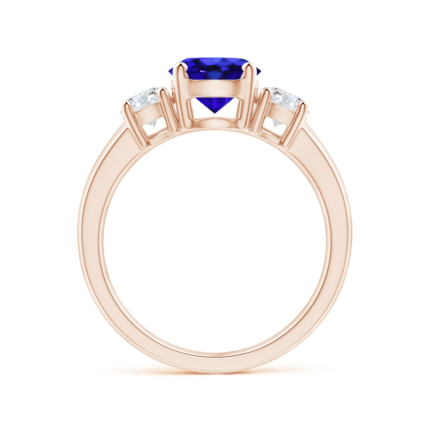 AAA - Tanzanite / 1.91 CT / 14 KT Rose Gold